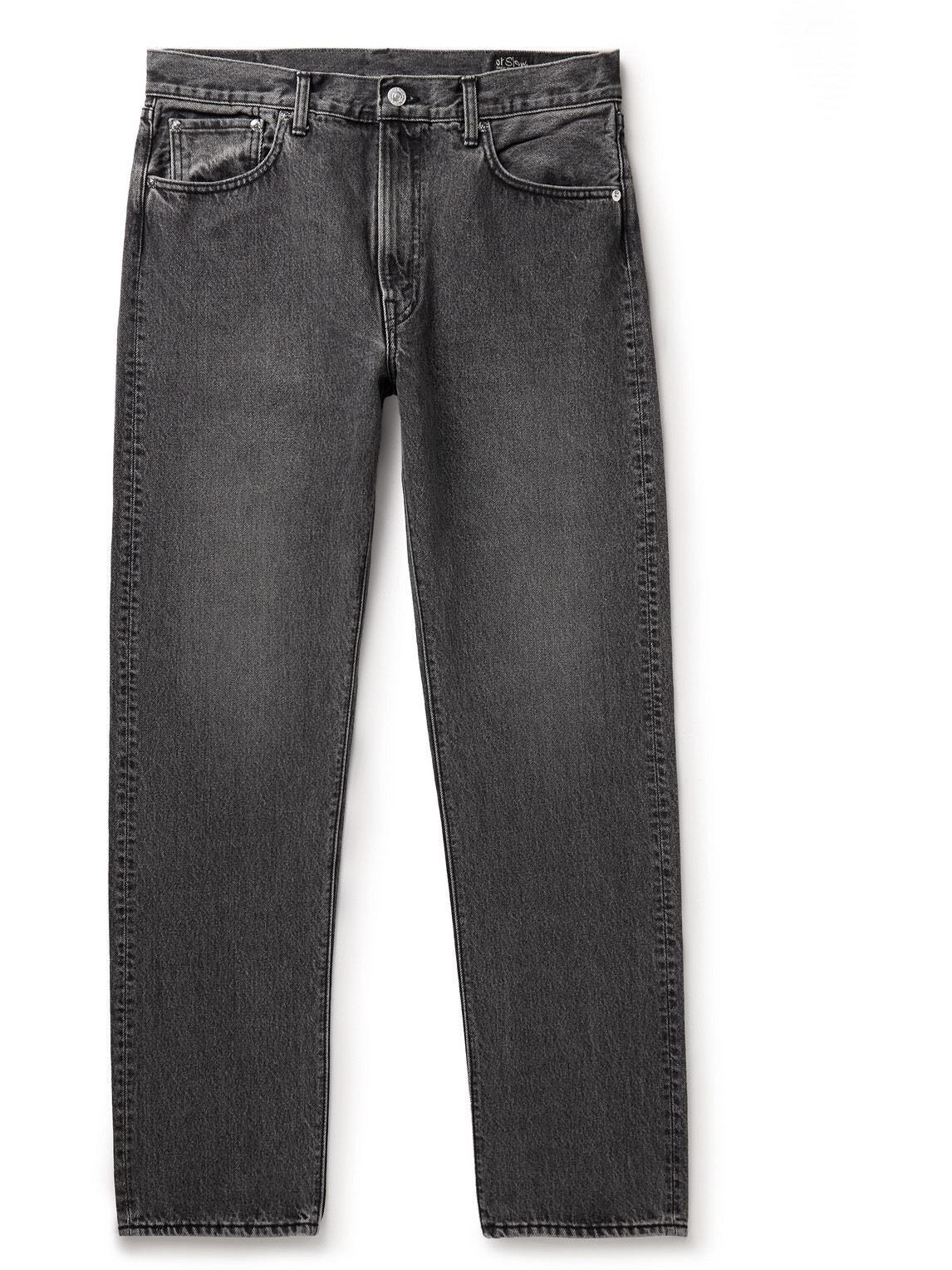 Orslow 107 Slim-fit Jeans In Black