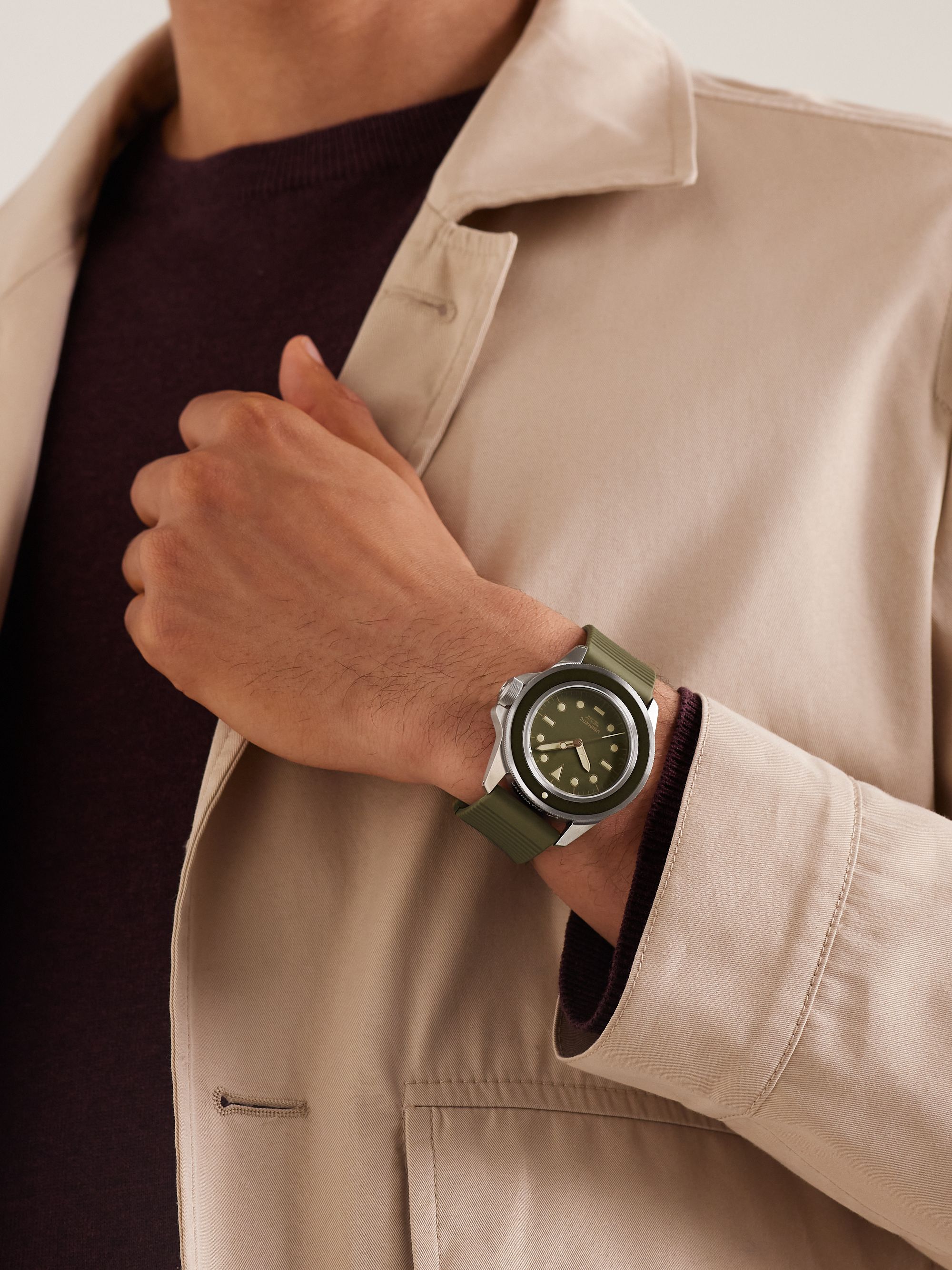Model One Limited Edition Automatic 40mm Stainless Steel and TPU Watch, Ref. No. U1S-8O
