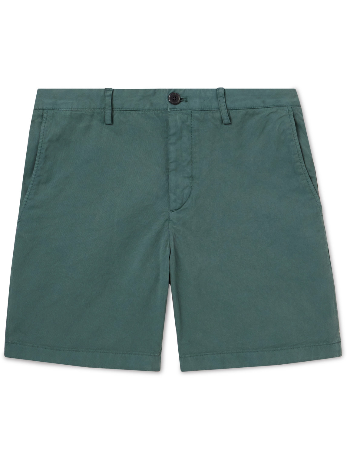 Zaine Straight-Leg Stretch-Cotton Chino Shorts