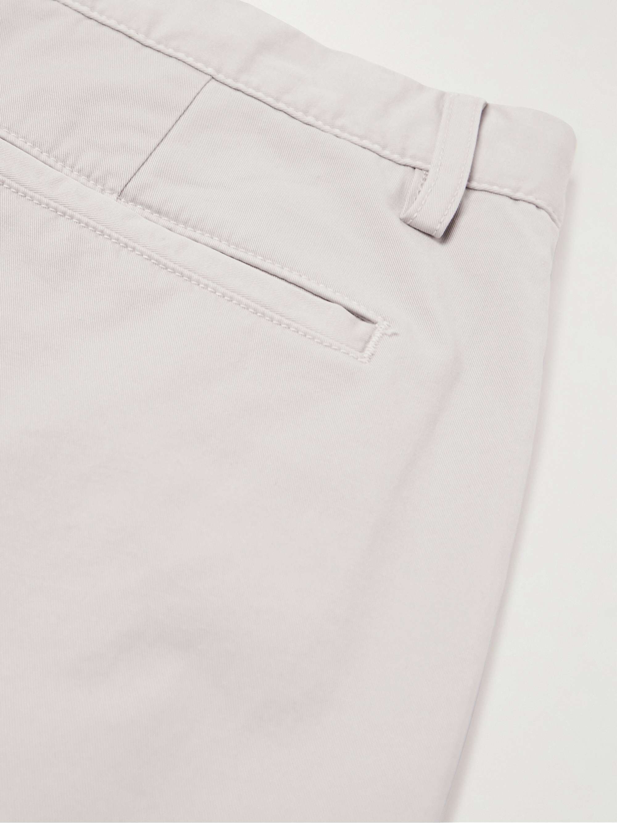 THEORY Zaine Straight-Leg Stretch-Cotton Chino Shorts