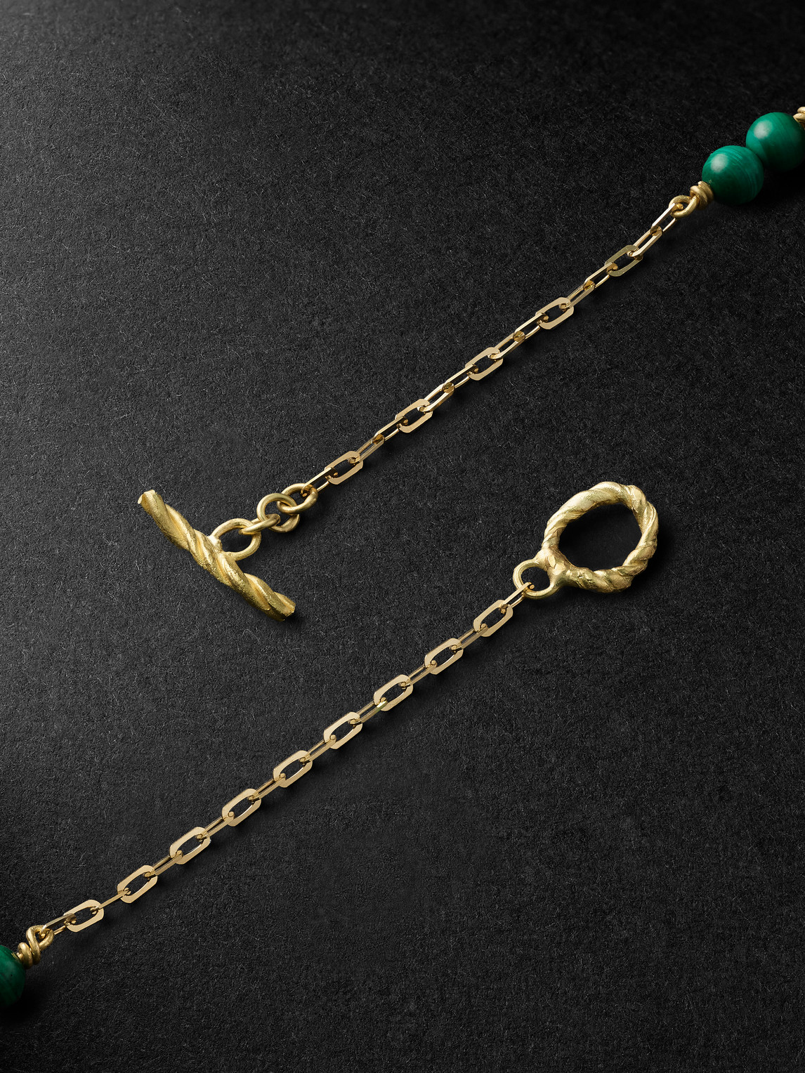 Shop Elhanati Gold Malachite Necklace