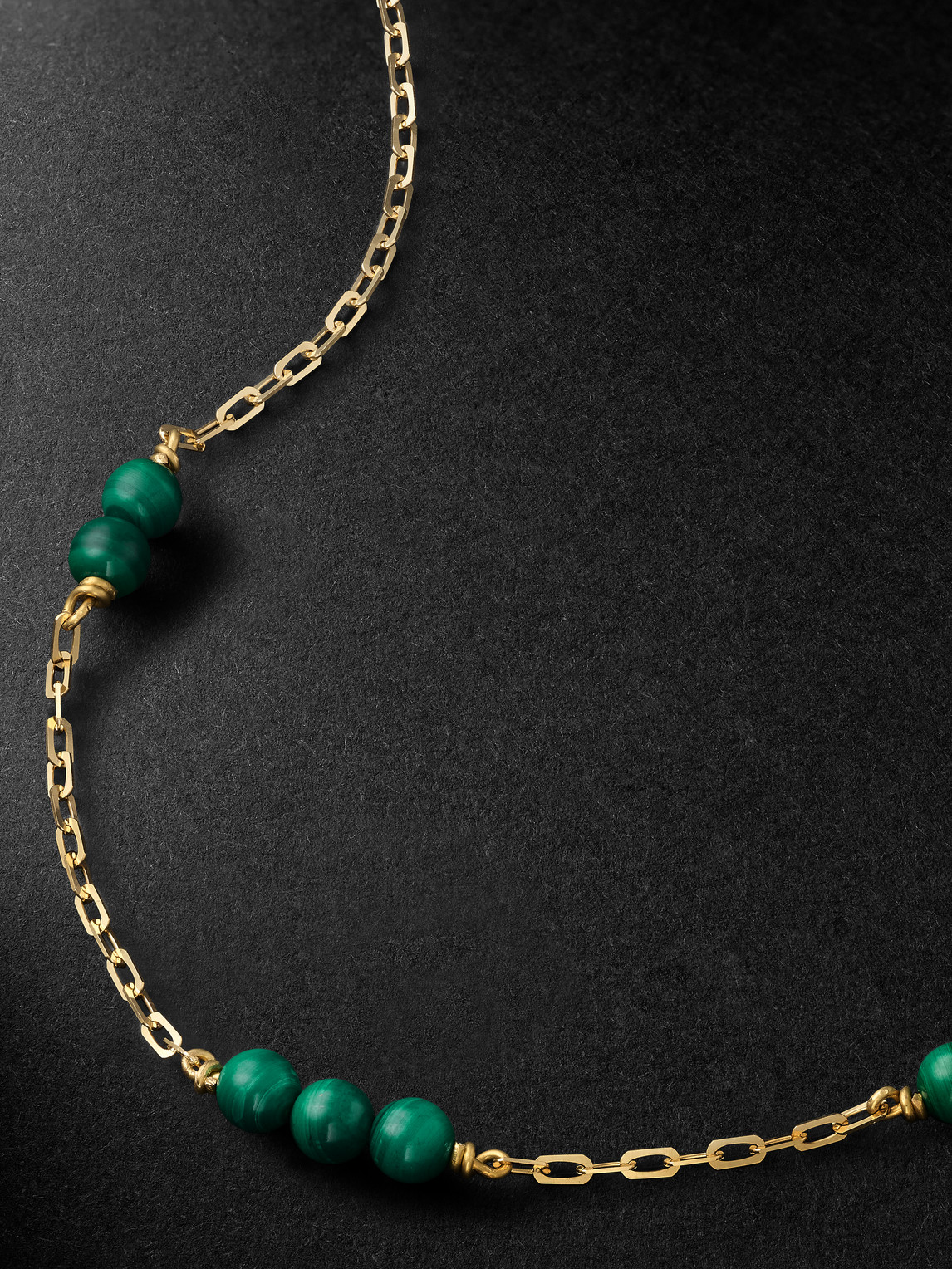 Shop Elhanati Gold Malachite Necklace