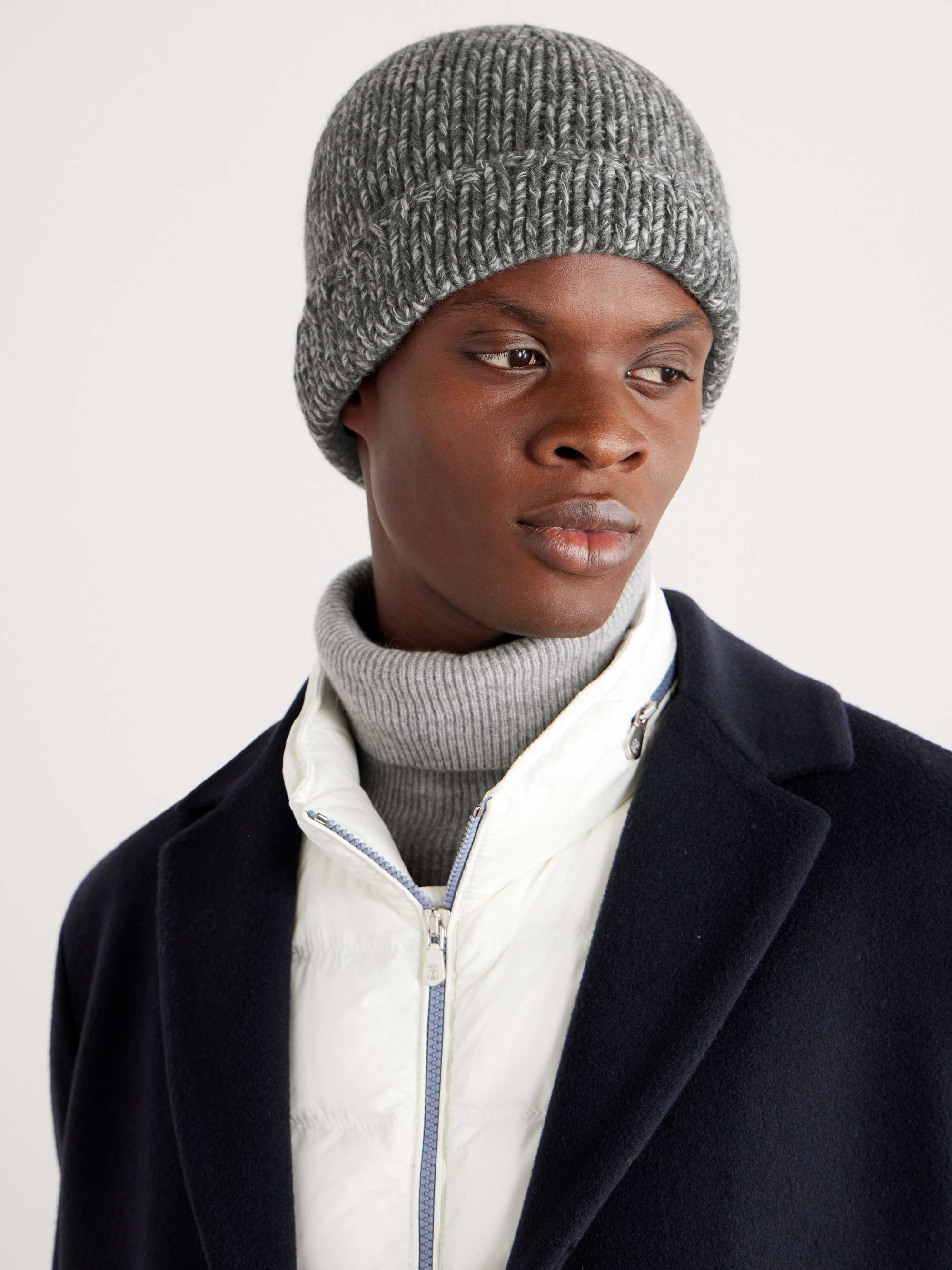 BRUNELLO CUCINELLI Wool, Cashmere and Silk-Blend Beanie for Men | MR PORTER