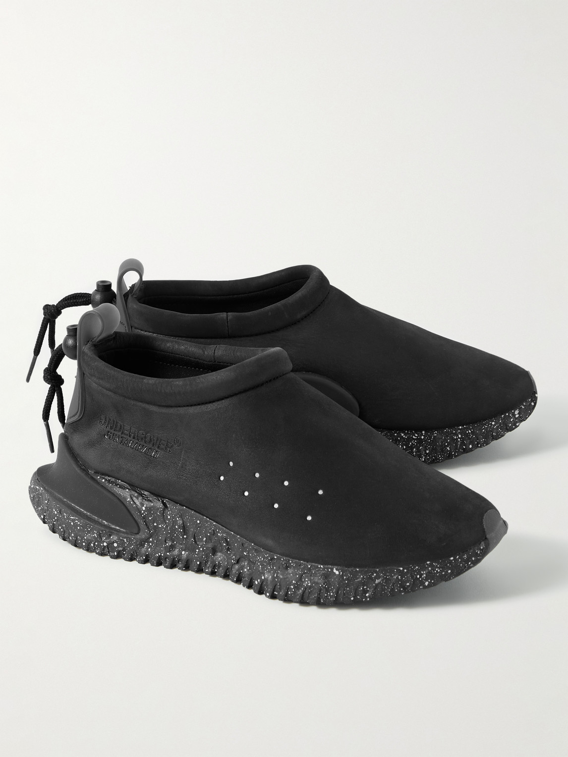 Nike Undercover Moc Flow SP Rubber-Trimmed Suede Slip-On  display picture 1