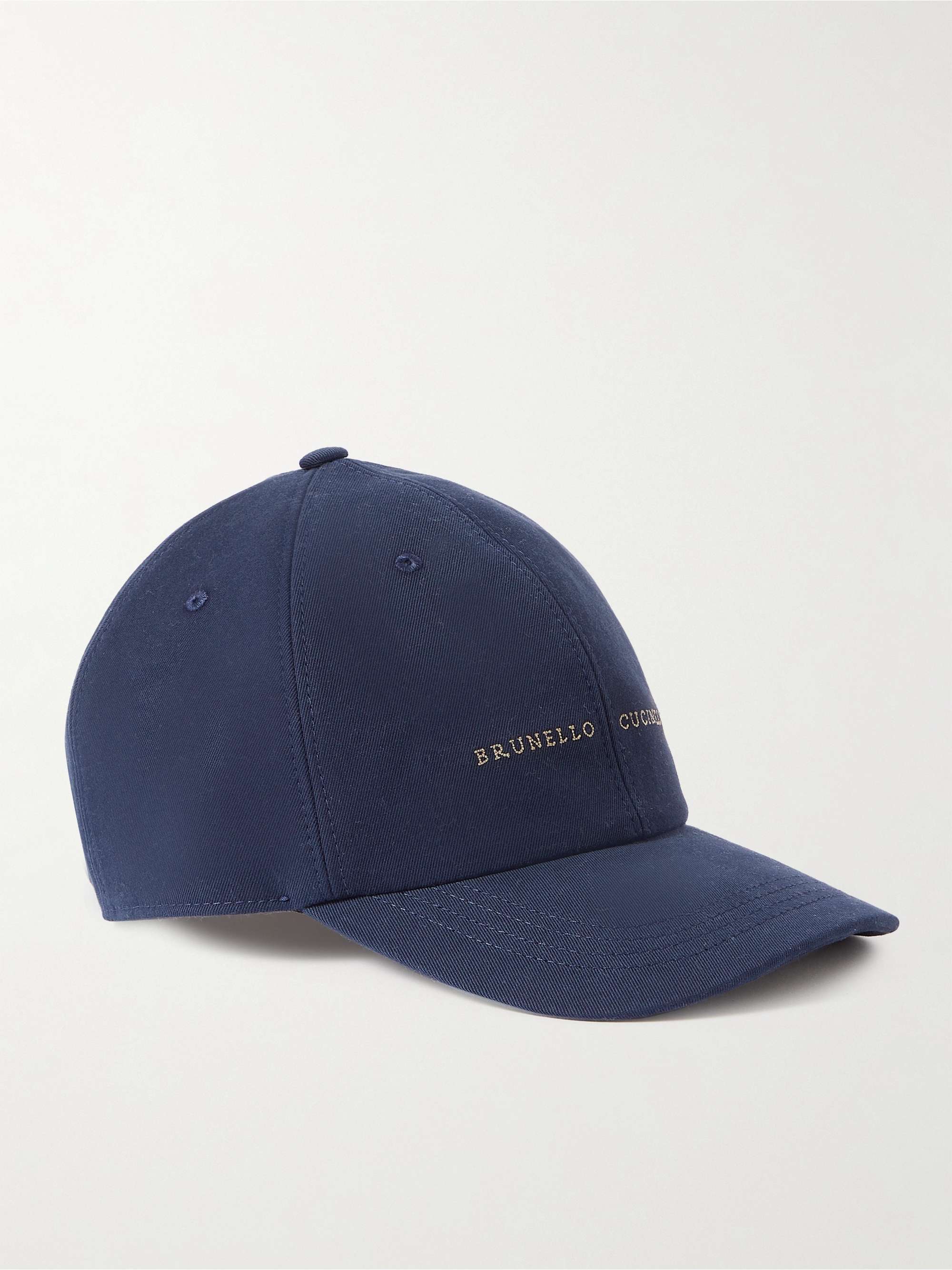 TOM FORD Leather-Trimmed Logo-Embroidered Cotton-Twill Baseball Cap for Men  | MR PORTER