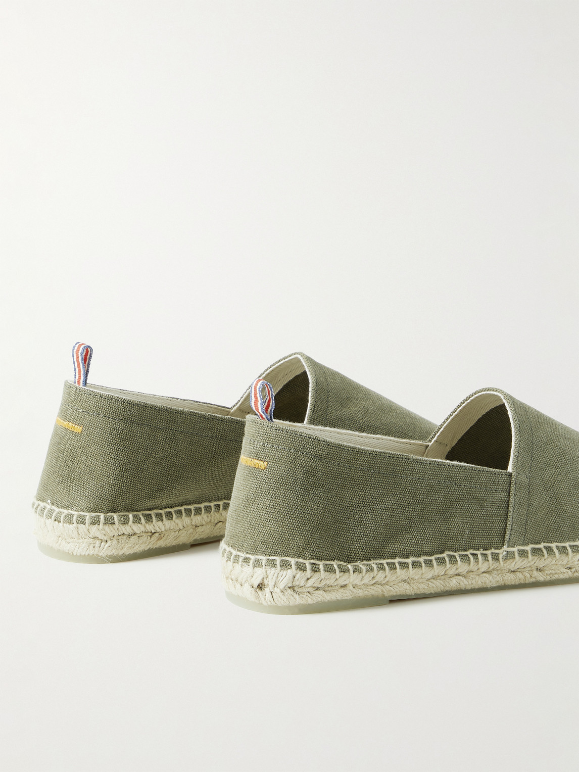 Shop Castaã±er Pablo Canvas Espadrilles In Green