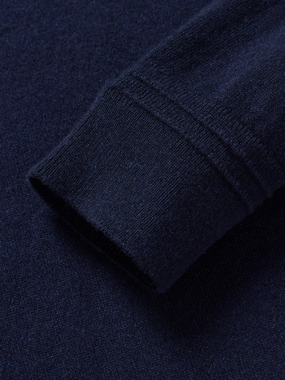 Shop Mr P Cashmere Rollneck Sweater In Blue