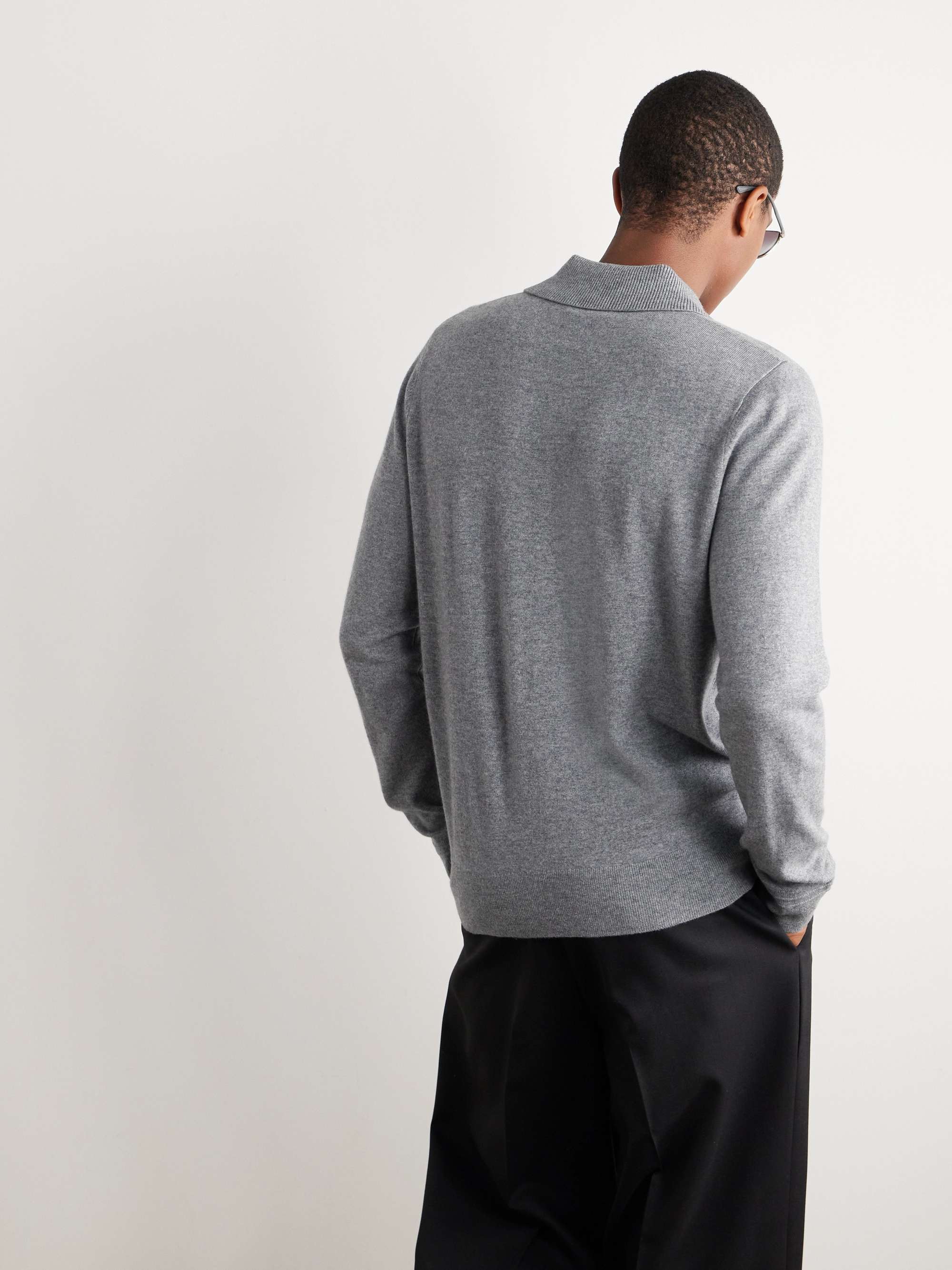 MR P. Cashmere Polo Shirt for Men | MR PORTER