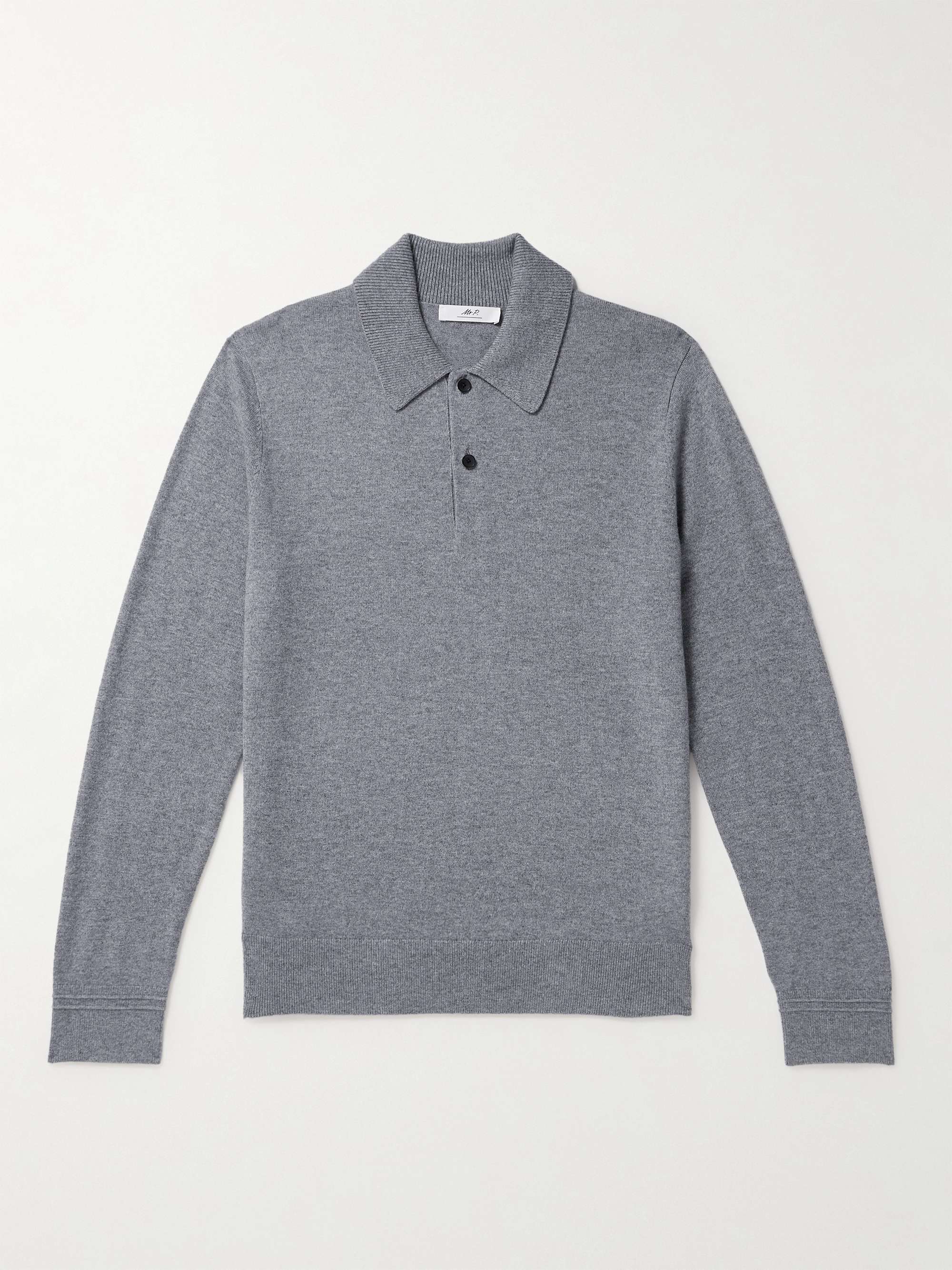 MR P. Cashmere Polo Shirt for Men | MR PORTER