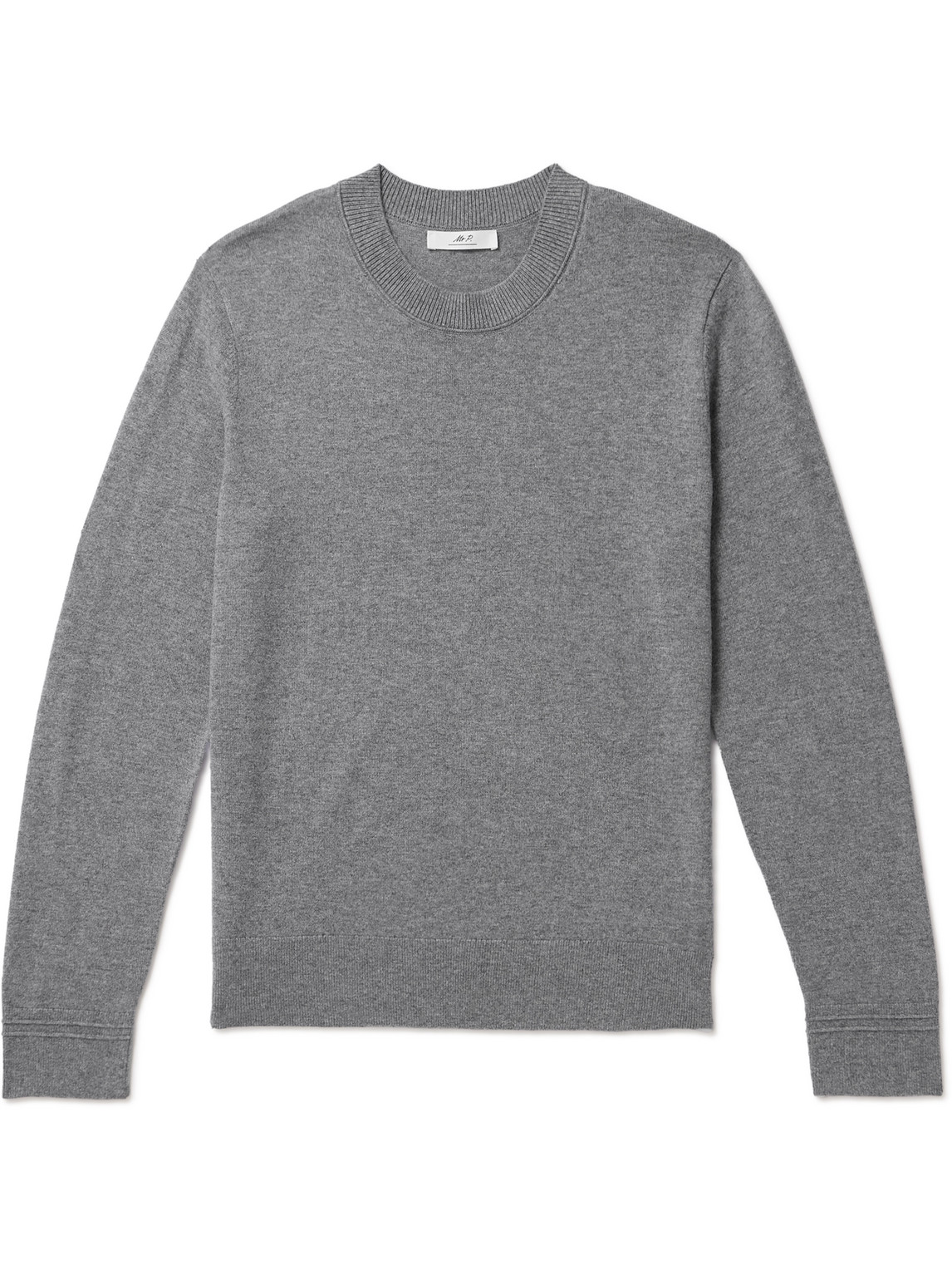 Mr P Curtis Cashmere Sweater In Gray