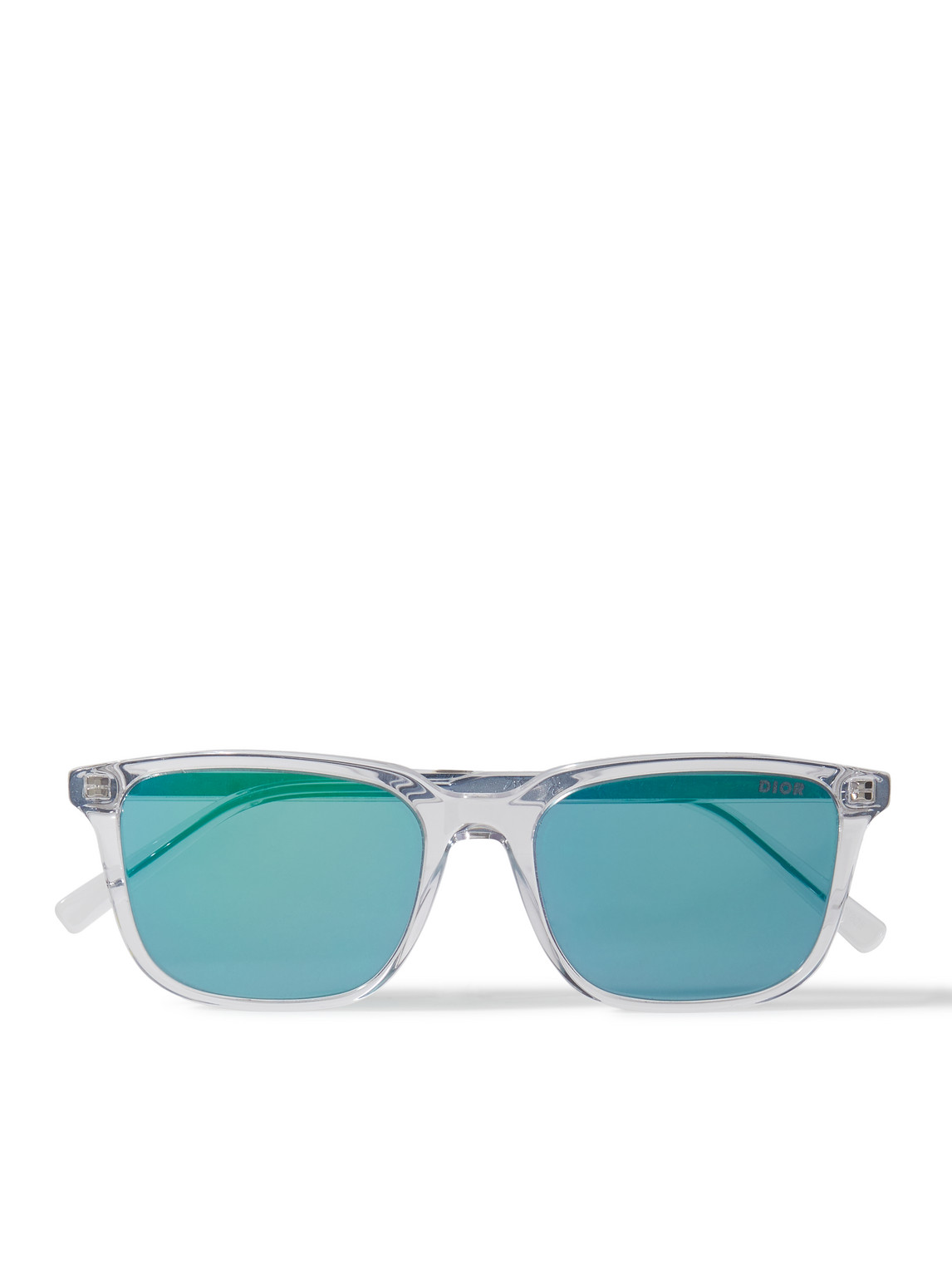 Shop Dior In S1i Square-frame Acetate Sunglasses In Silver