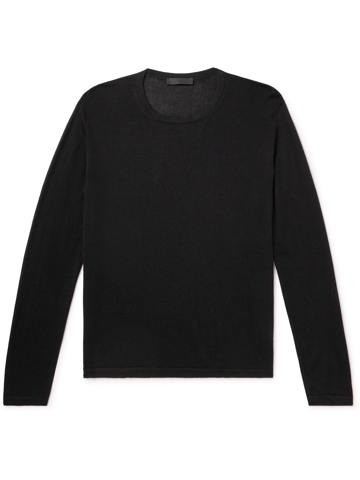 Saman Amel Cashmere And Silk-blend Sweater In Black