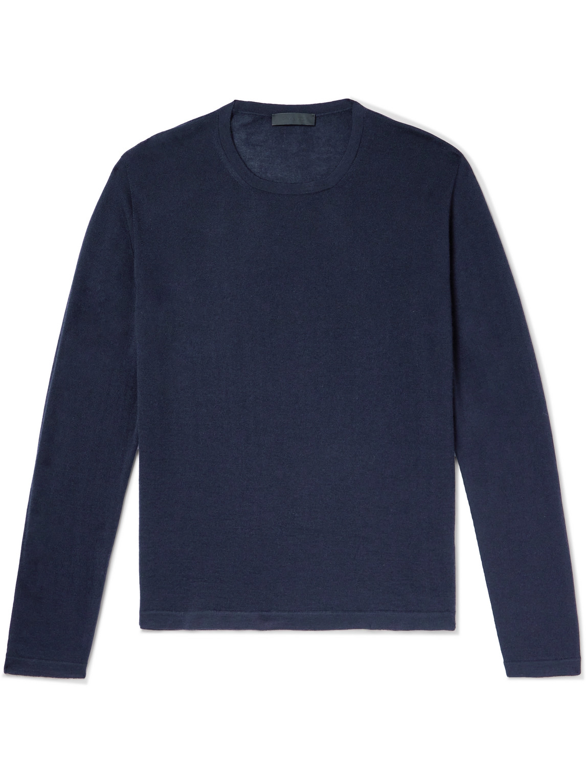 Saman Amel Cashmere And Silk-blend Sweater In Blue