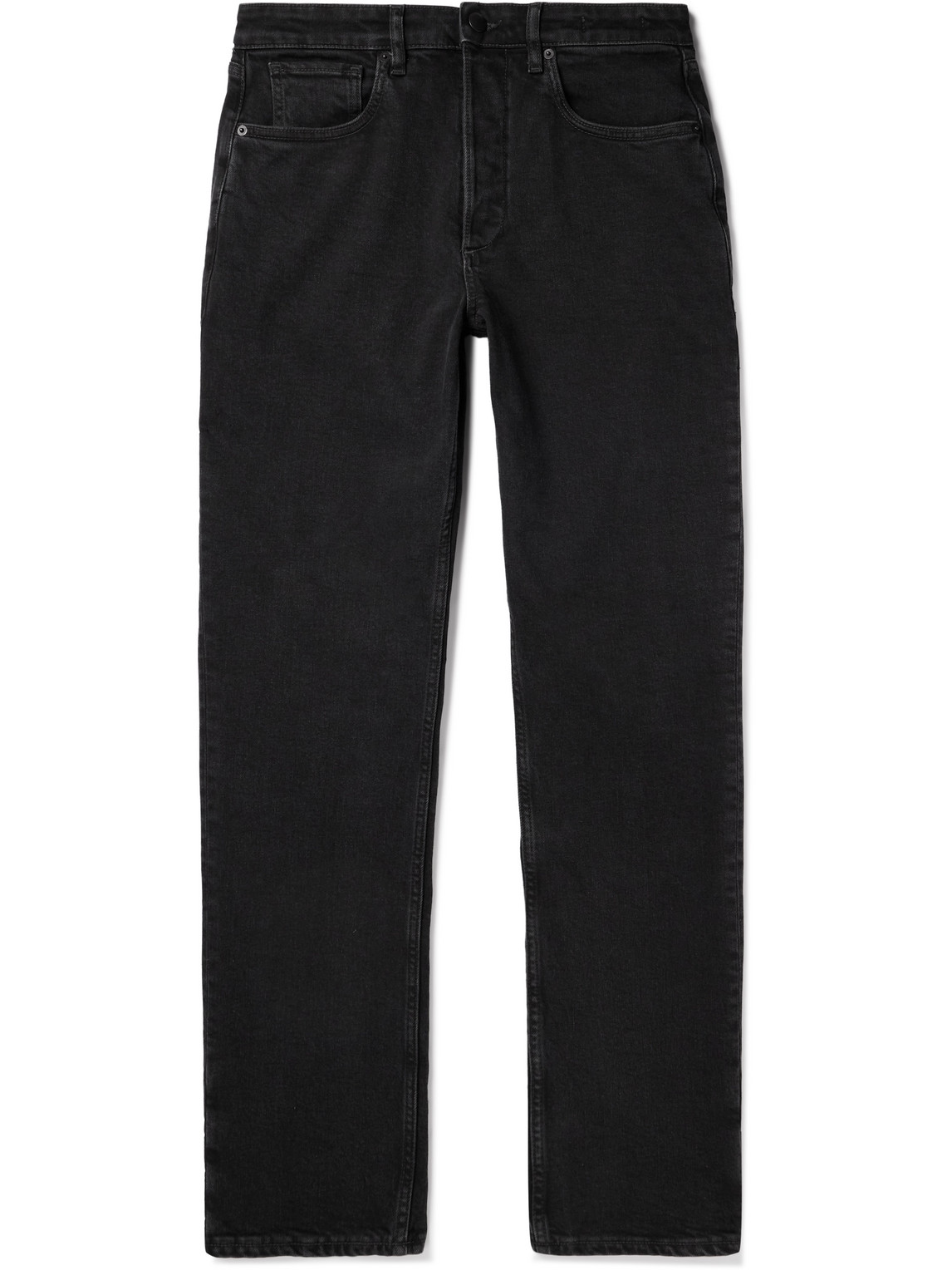 Saman Amel Slim-fit Straight-leg Jeans In Black