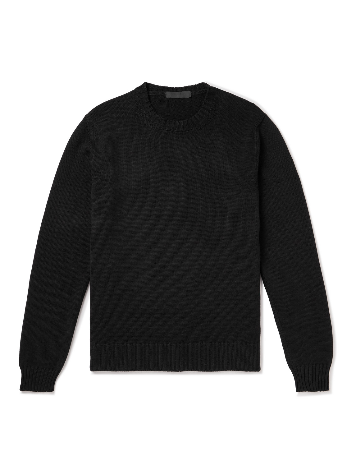 Saman Amel Cotton Sweater In Black