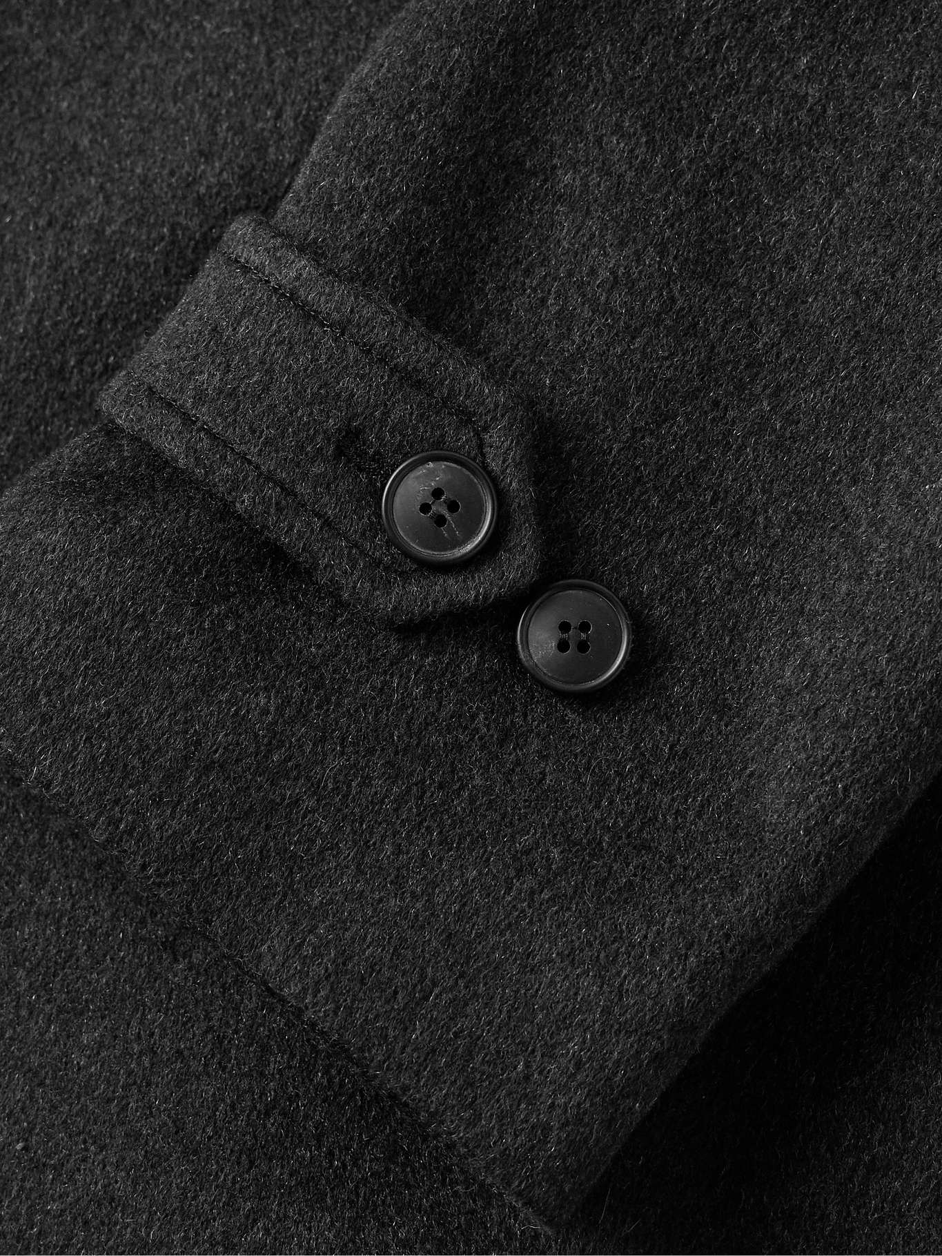 SAMAN AMEL DoubleBreasted BrushedCashmere Overcoat for Men MR PORTER