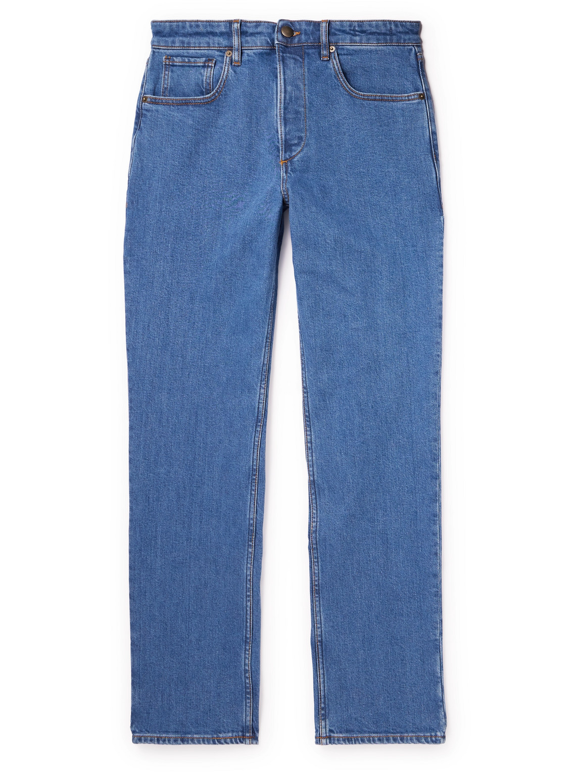 Saman Amel Slim-fit Straight-leg Jeans In Blue
