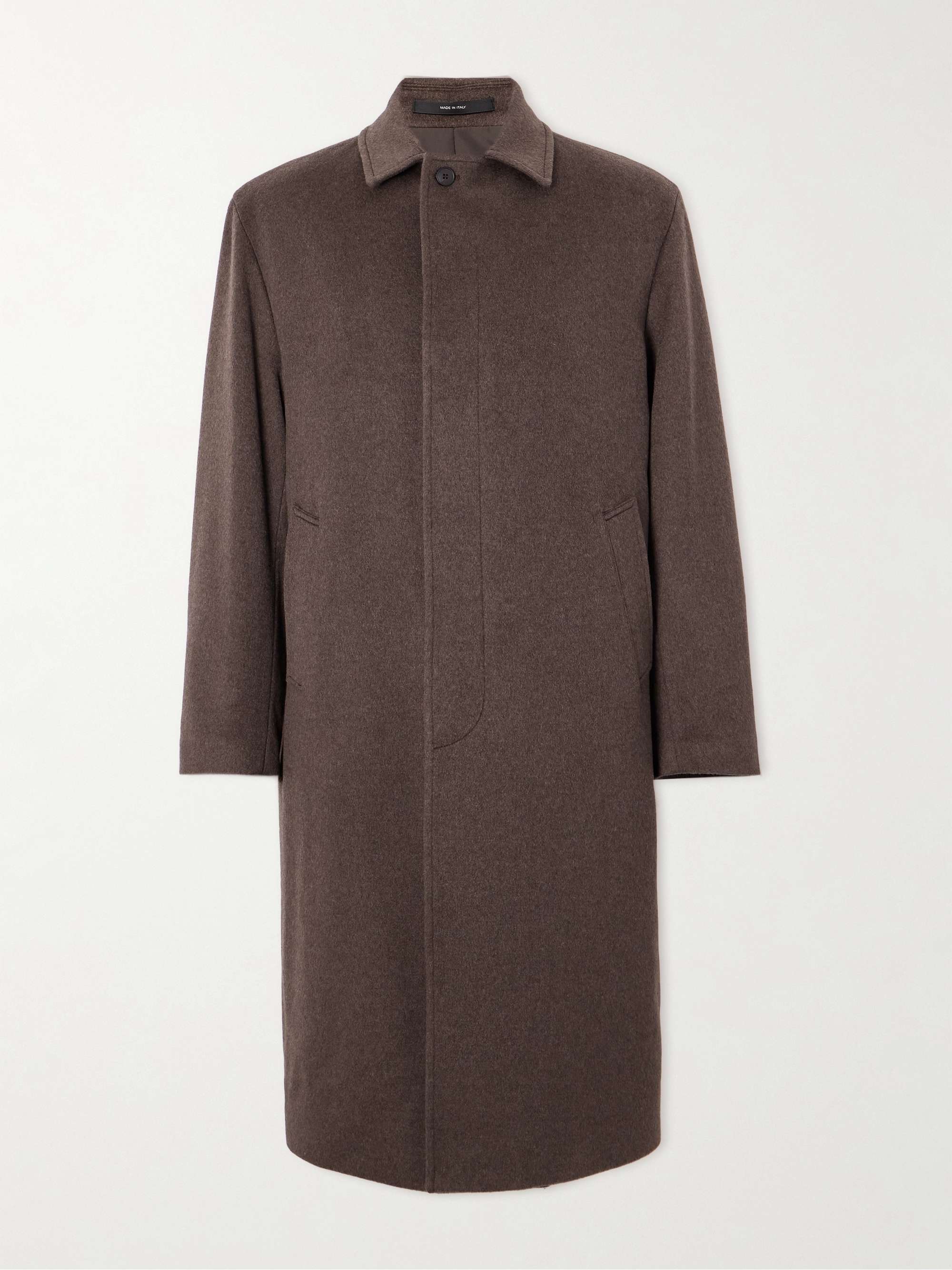 SAMAN AMEL Cashmere Overcoat for Men | MR PORTER