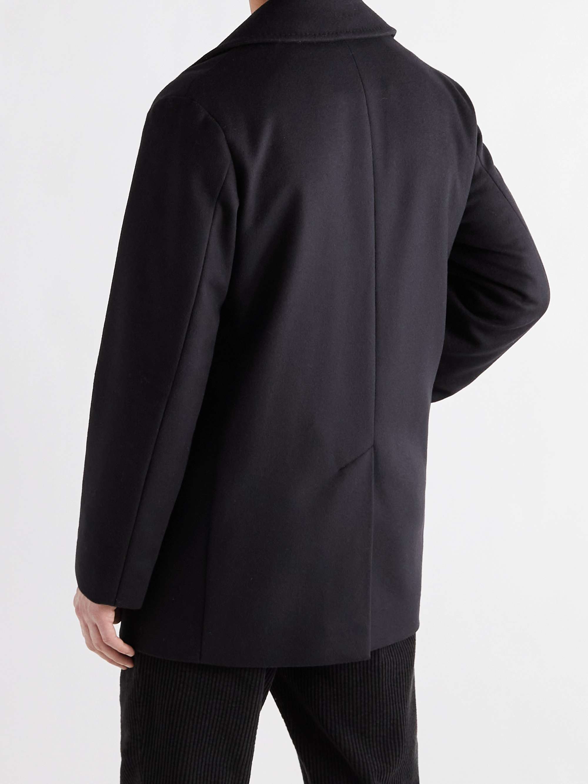 MACKINTOSH Dalton Wool and Cashmere-Blend Peacoat