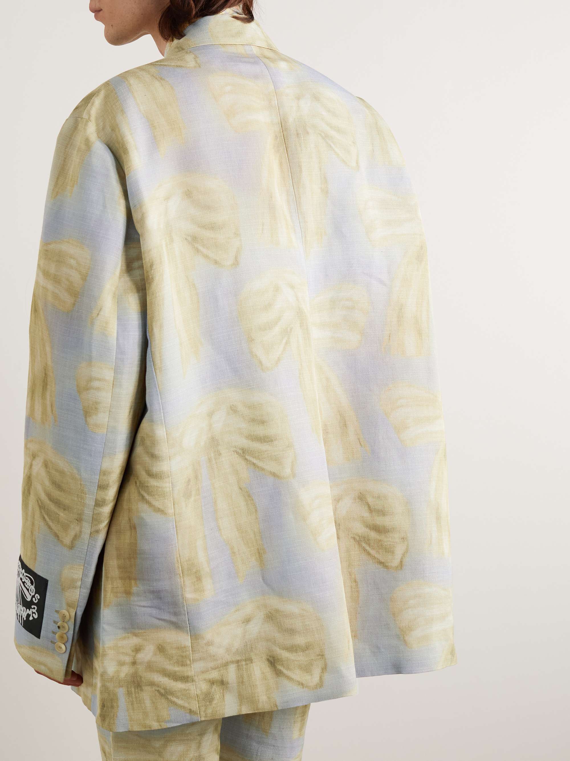 ACNE STUDIOS Printed Woven Suit Jacket