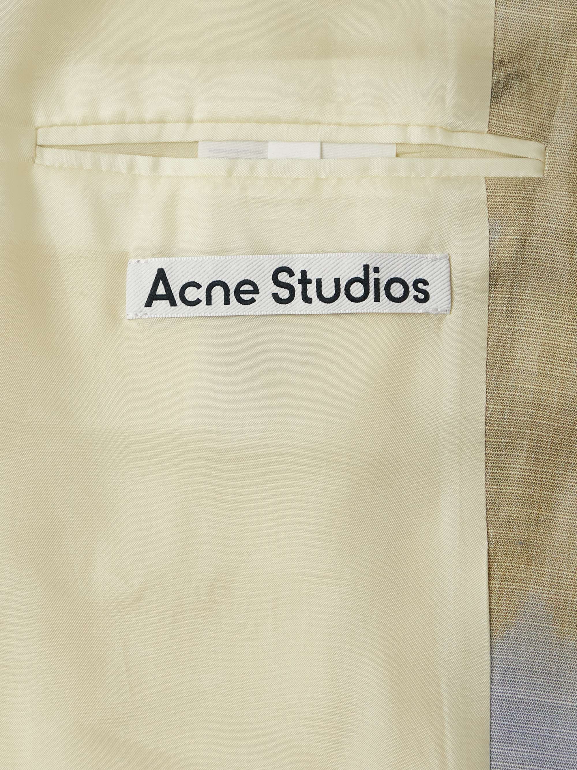 ACNE STUDIOS Printed Woven Suit Jacket
