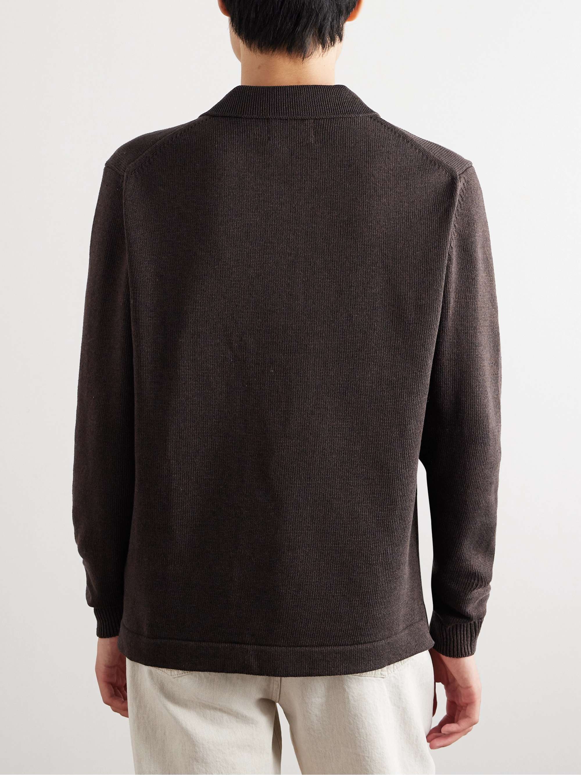 NN07 Vito Cotton-Blend Polo Shirt