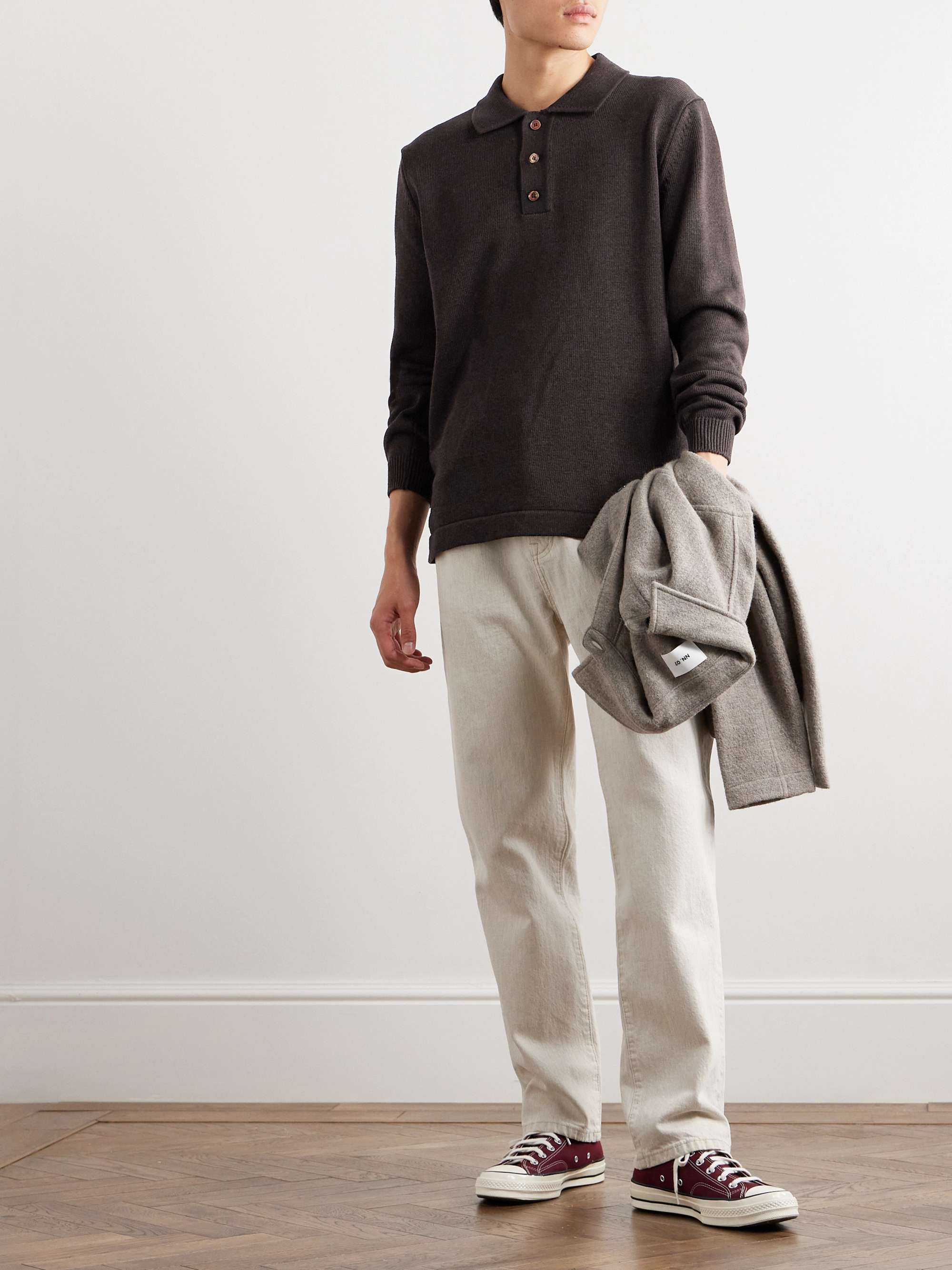 NN07 Vito Cotton-Blend Polo Shirt