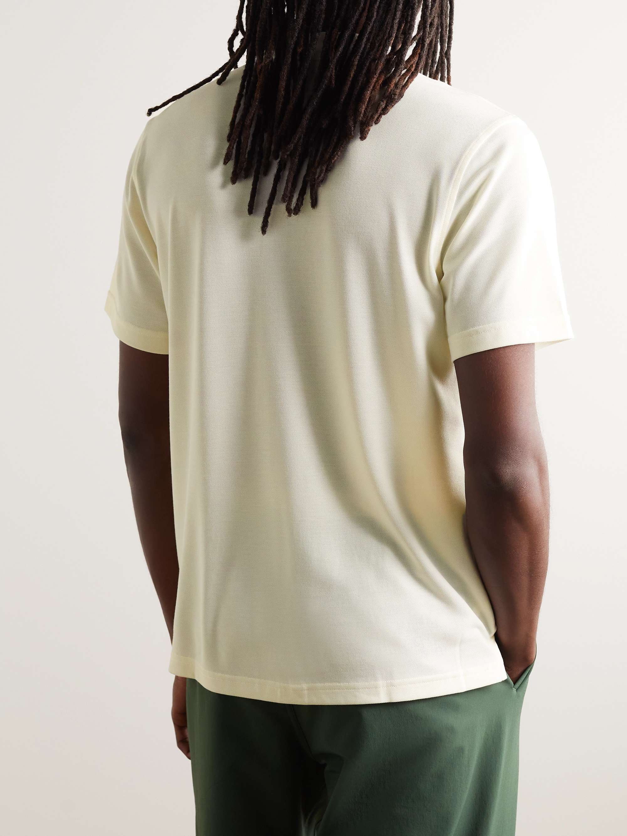 OUTDOOR VOICES Birdie Recycled-Piqué Polo Shirt