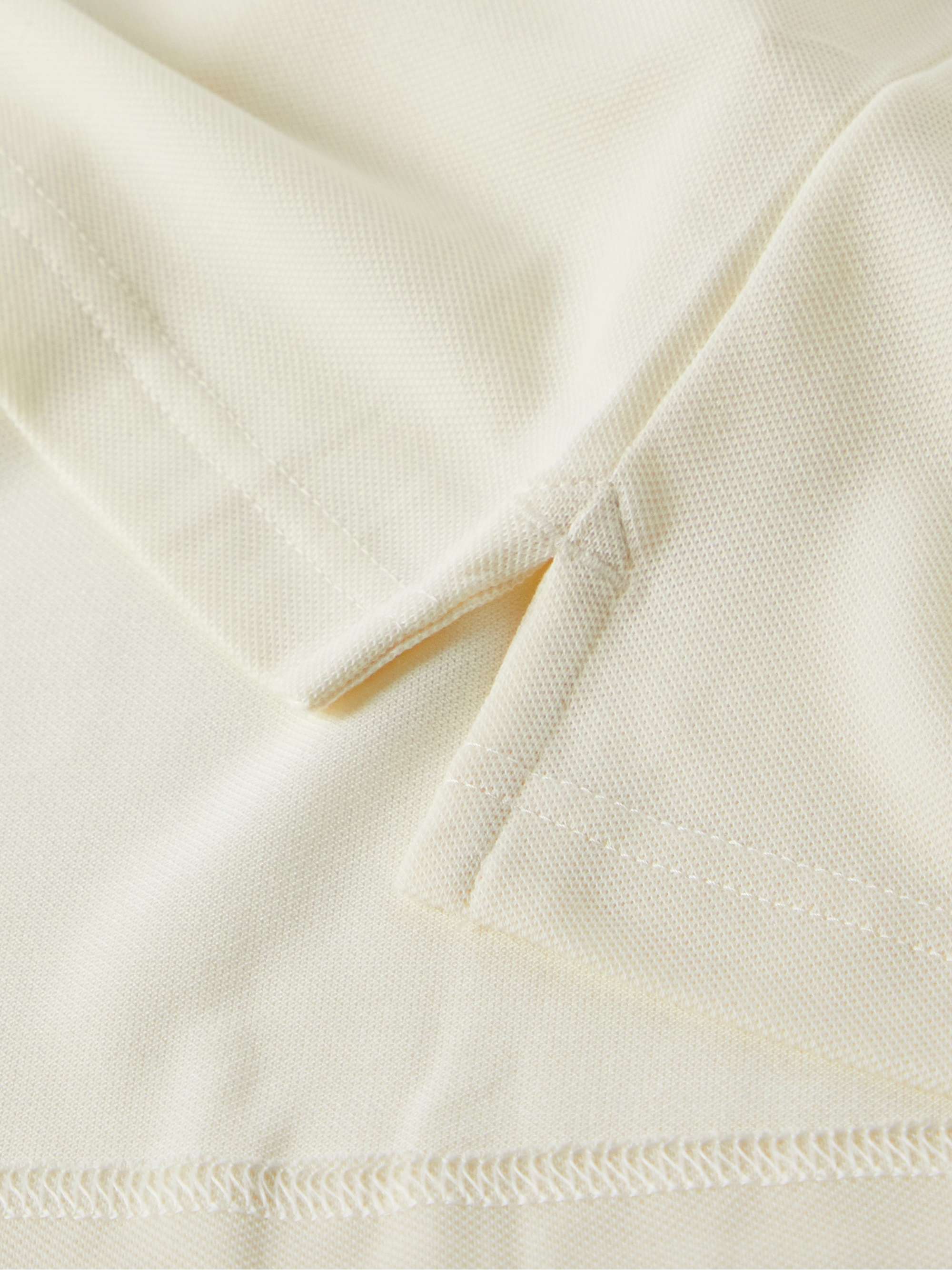 OUTDOOR VOICES Birdie Recycled-Piqué Polo Shirt