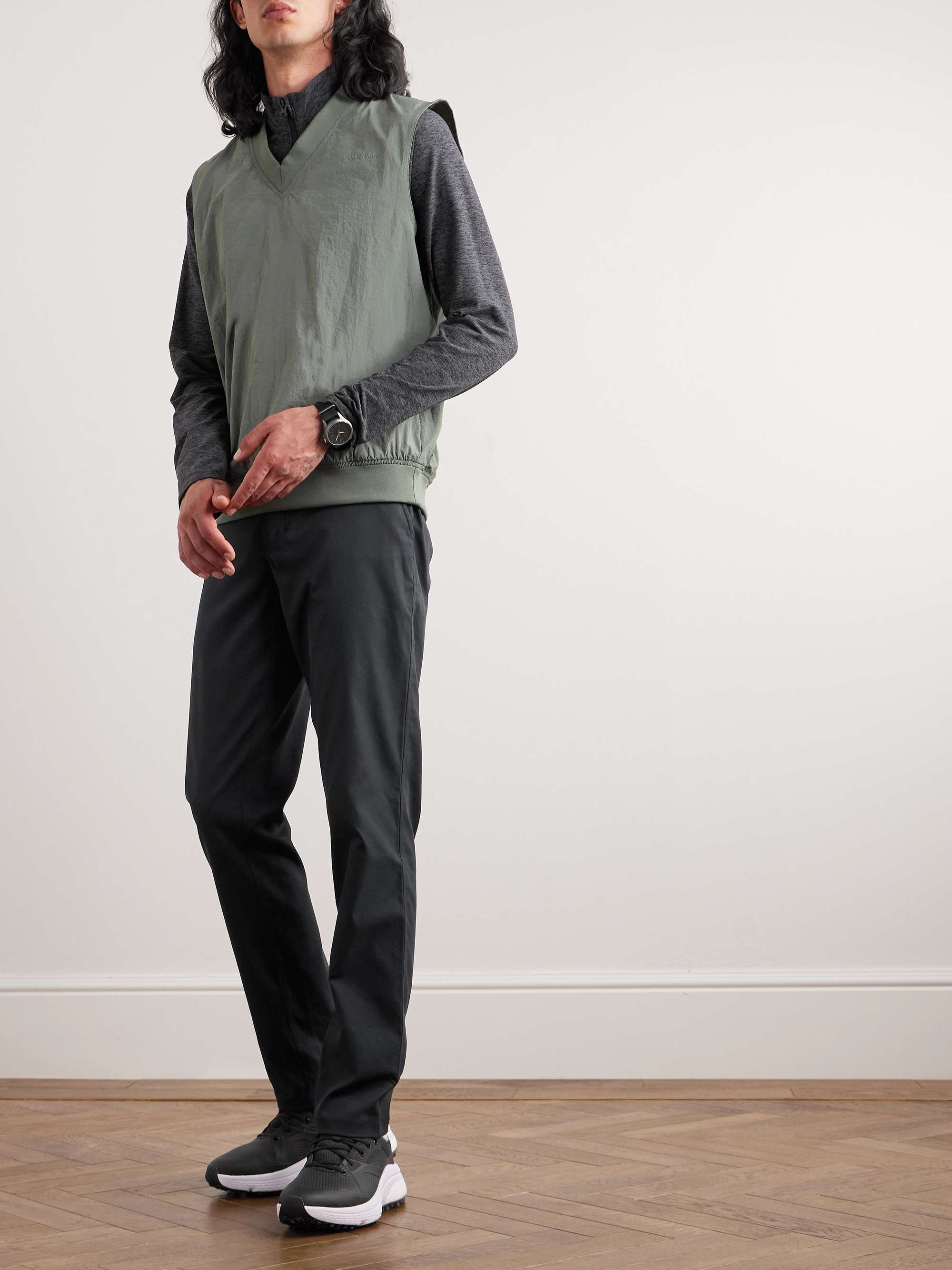 OUTDOOR VOICES Birdie Slim-Fit Straight-Leg Recycled Tech-Twill Golf Trousers