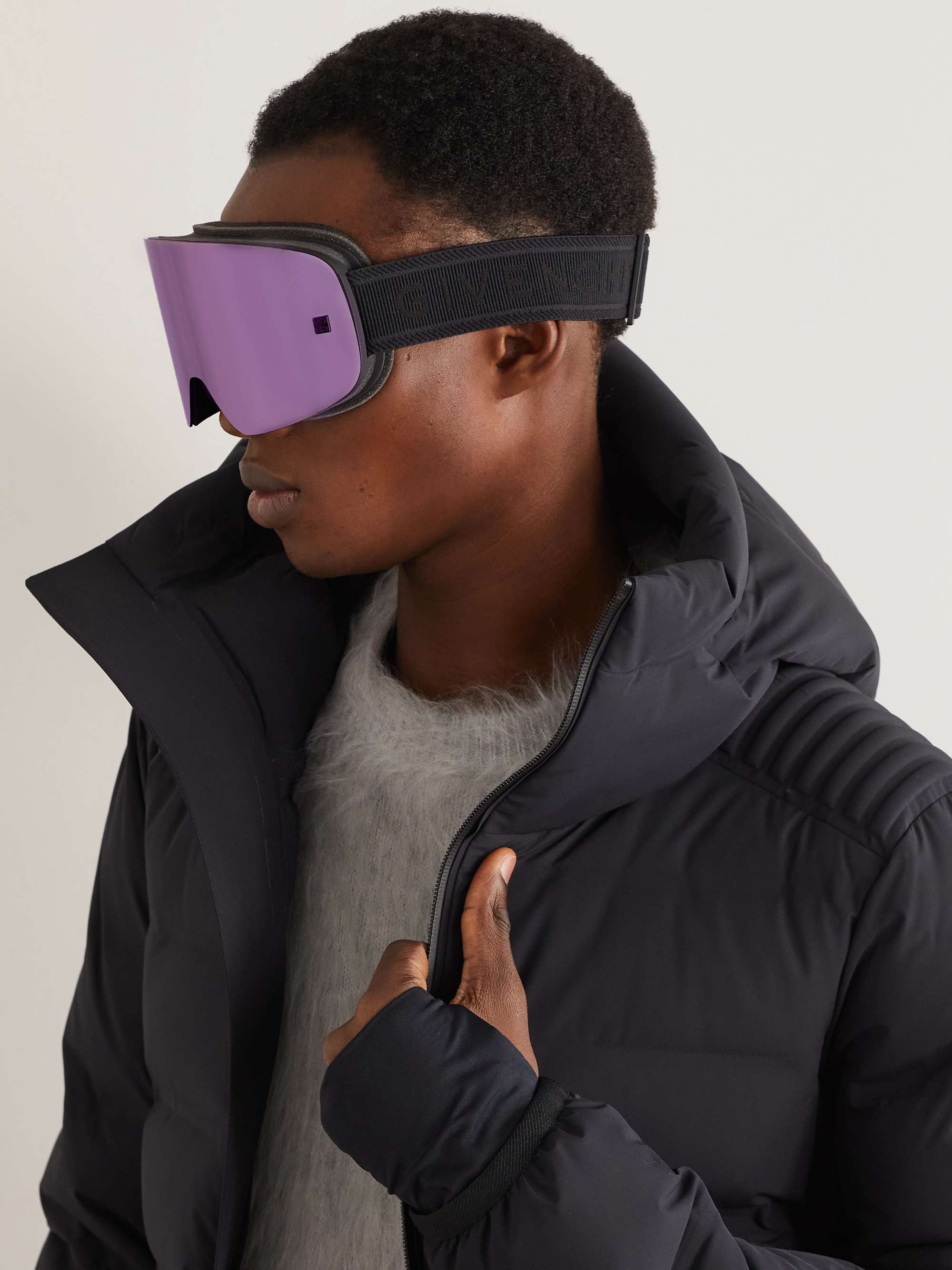 GIVENCHY Mirrored Ski Goggles
