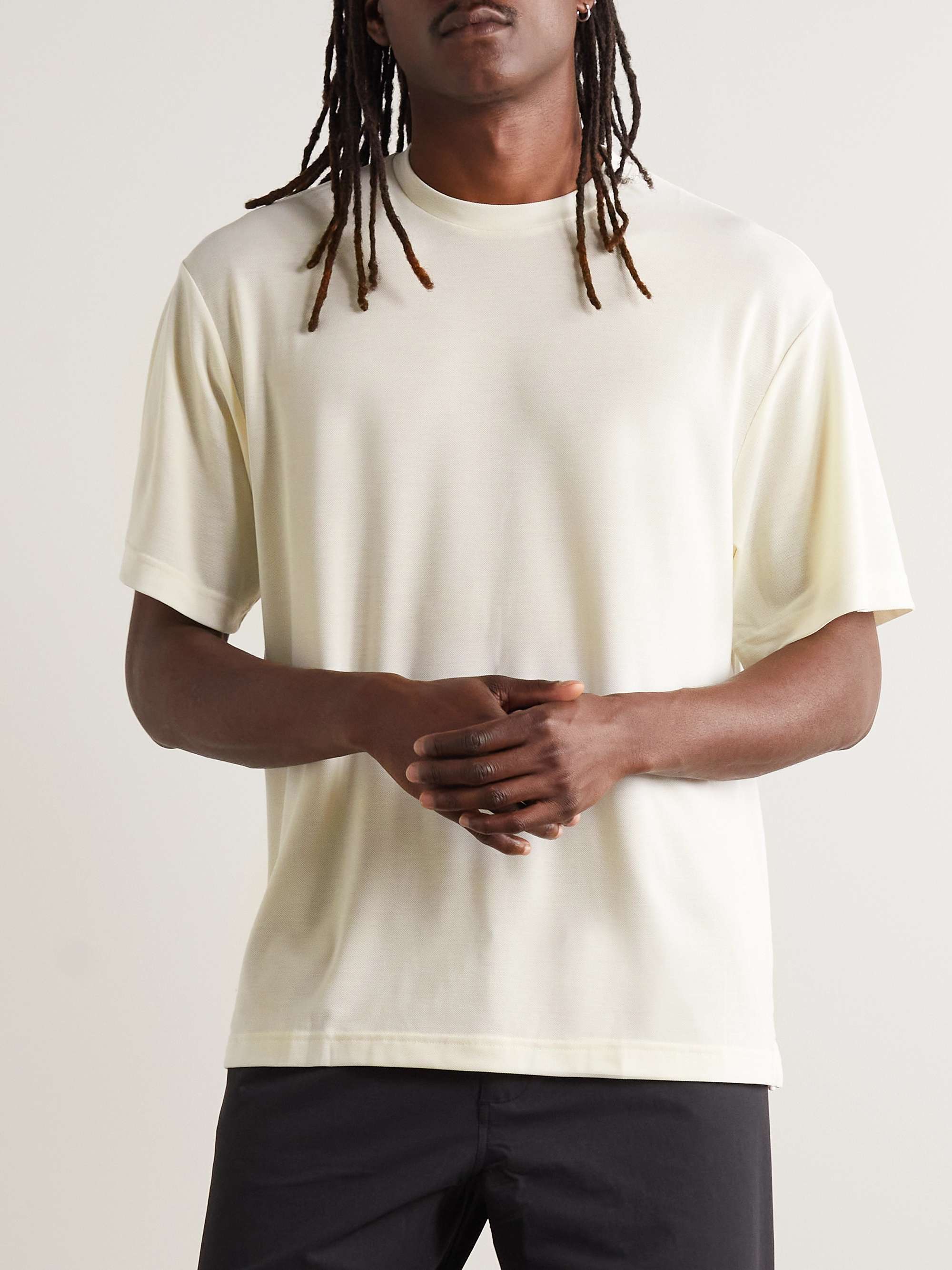OUTDOOR VOICES Birdie Stretch Recycled-Piqué T-Shirt