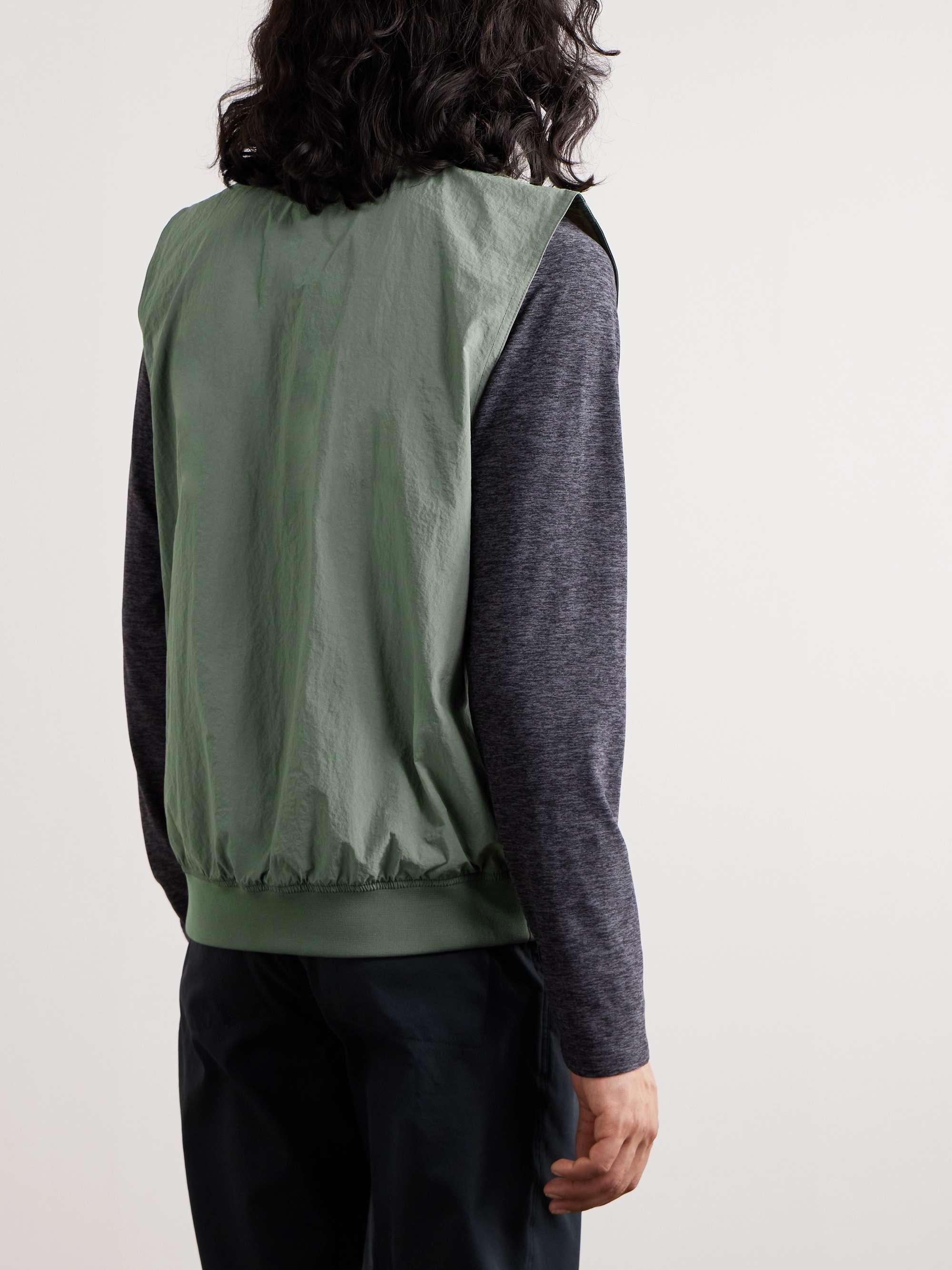 OUTDOOR VOICES A.M Dawn Patrol Printed Recycled-Shell Gilet