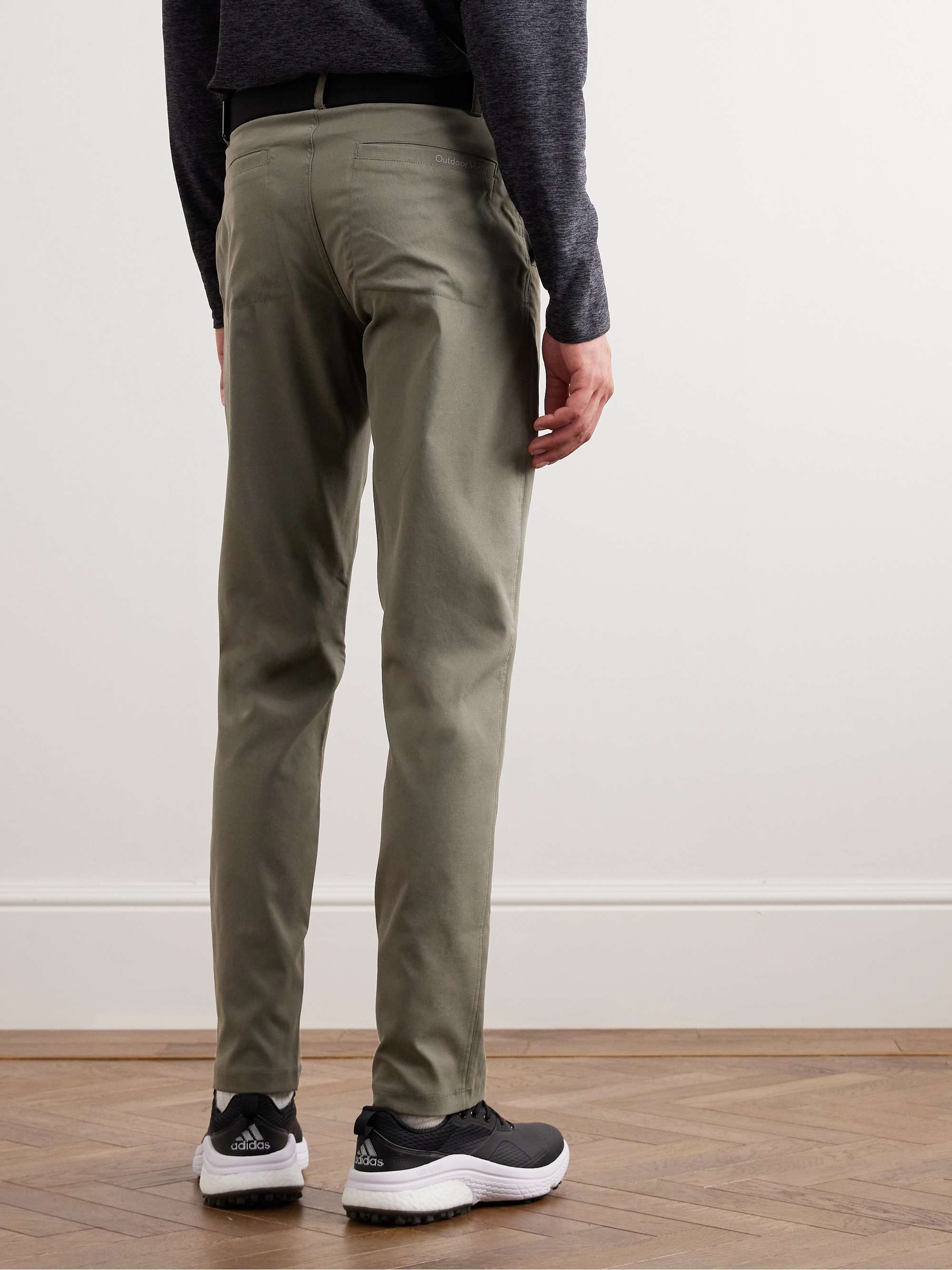 OUTDOOR VOICES Birdie Slim-Fit Straight-Leg Recycled Tech-Twill Golf Trousers
