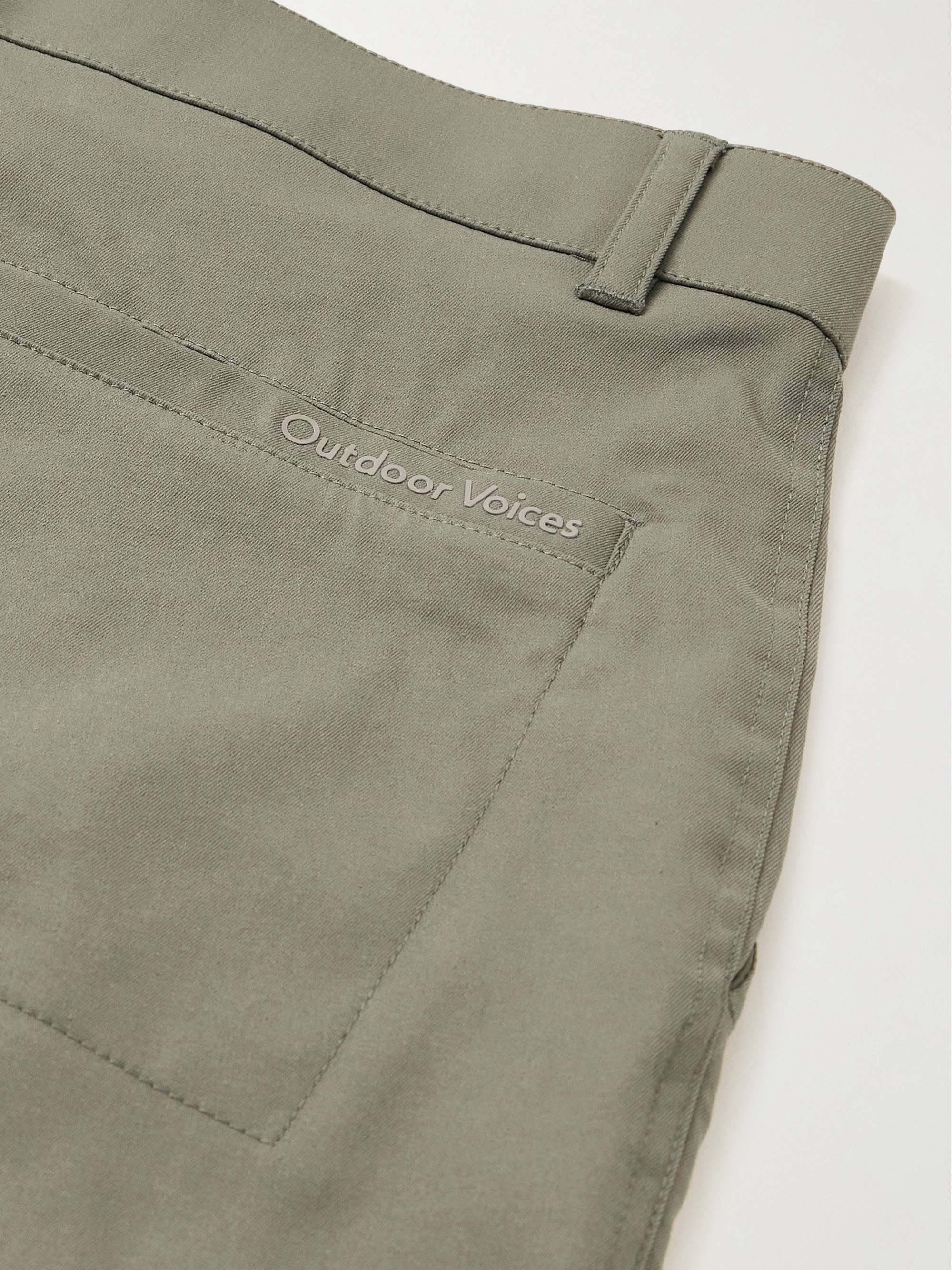 OUTDOOR VOICES Birdie Slim-Fit Straight-Leg Recycled Tech-Twill Golf Trousers