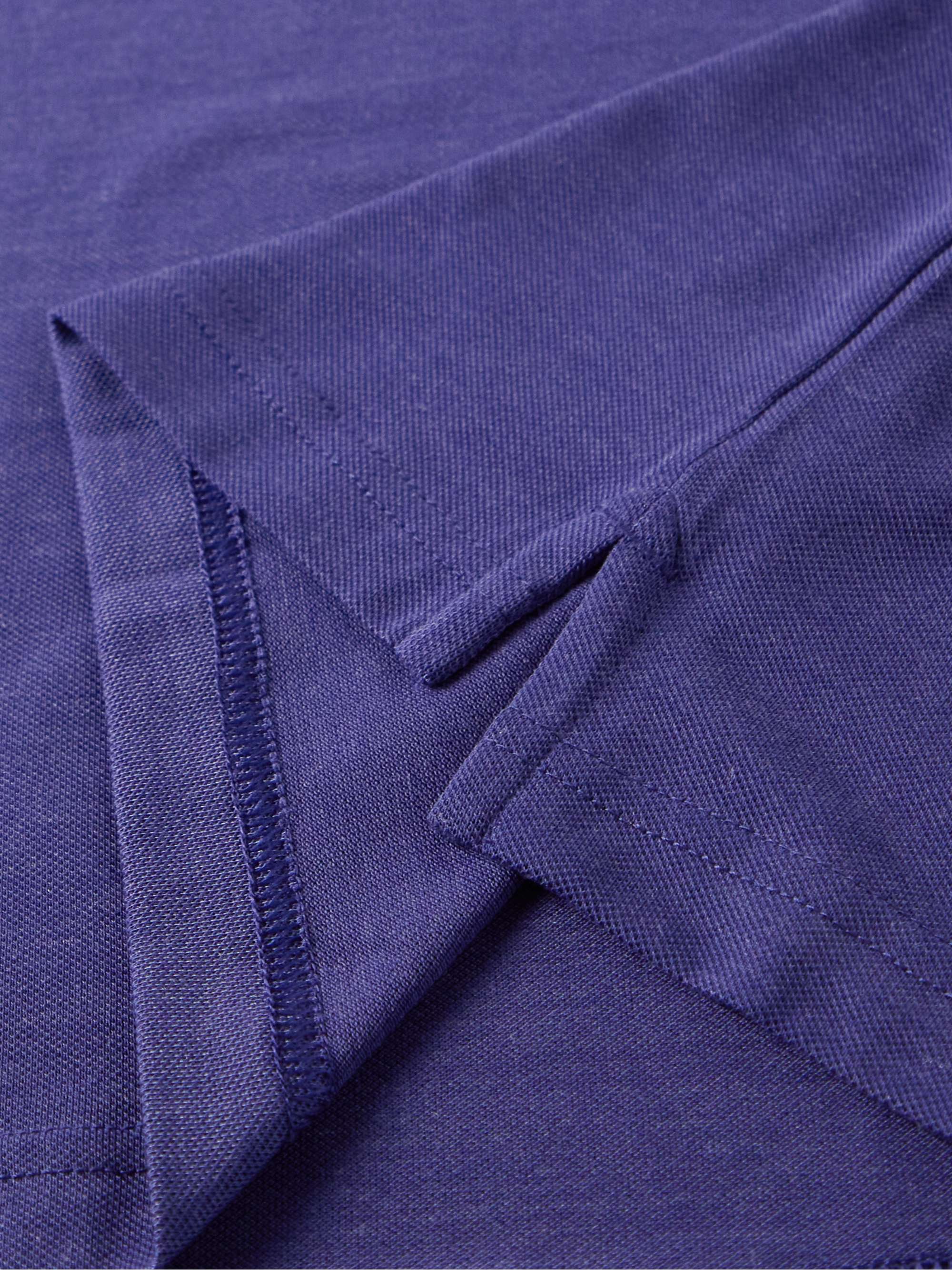 OUTDOOR VOICES Birdie Stretch Recycled-Piqué Polo Shirt