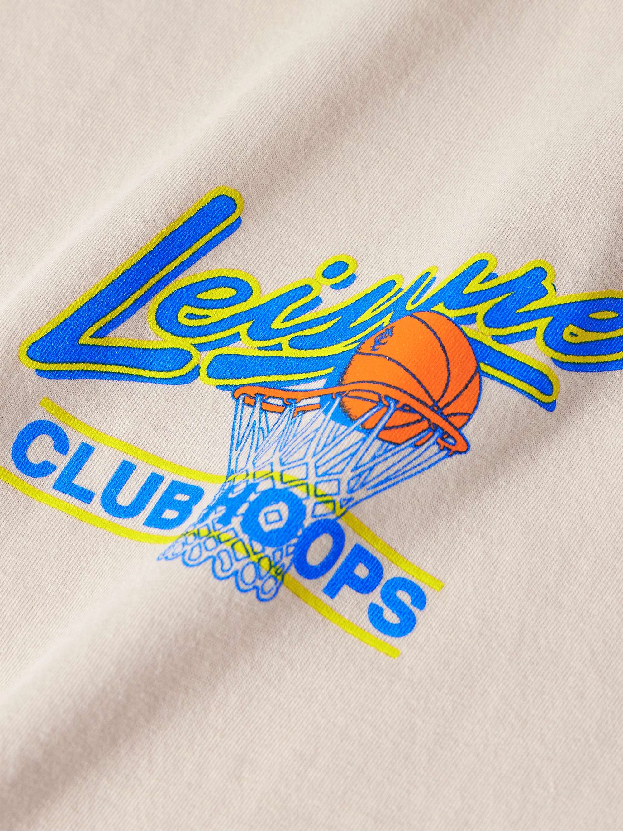 PASADENA LEISURE CLUB Club Hoops LogoPrint CottonJersey TShirt for