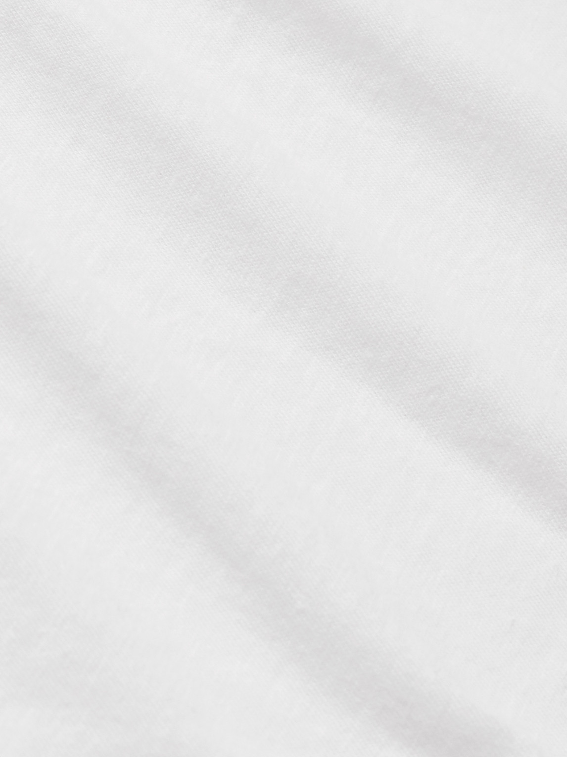 Frescobol Carioca Lucio Cotton And Linen-blend Jersey T-shirt In White