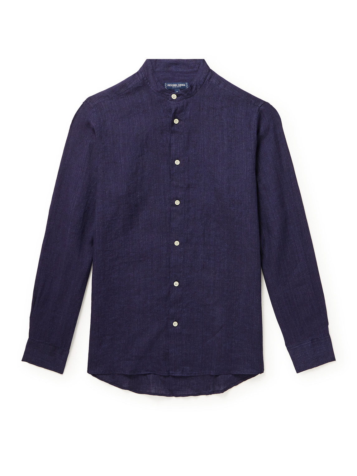 Frescobol Carioca Jorge Shirt In Midnight Blue