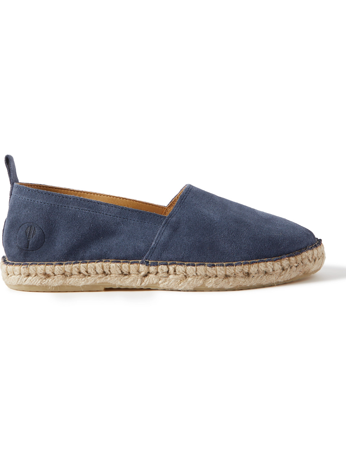 Shop Frescobol Carioca Helio Suede Espadrilles In Blue