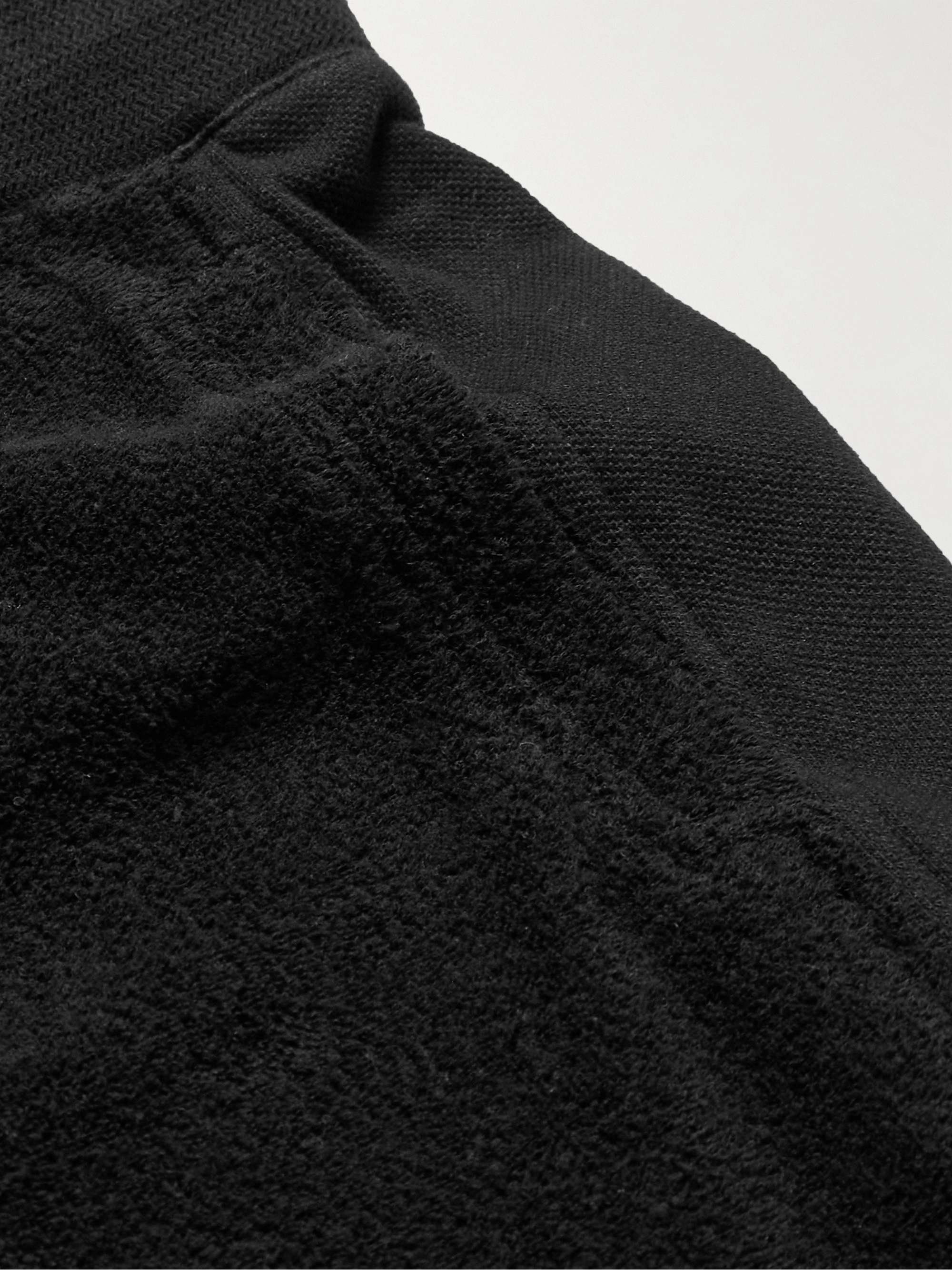 ORLEBAR BROWN Duxbury Tapered Panelled Cotton-Terry and Jersey Sweatpants