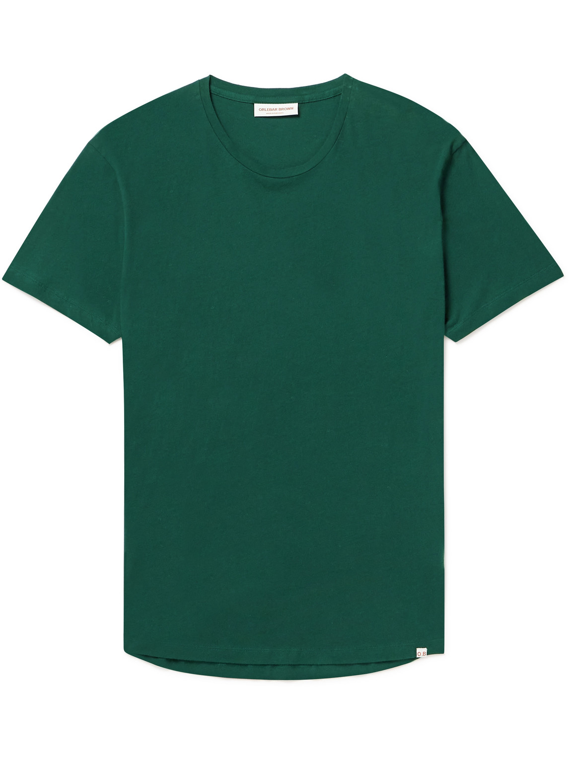 Orlebar Brown Ob-t Cotton-jersey T-shirt In Green