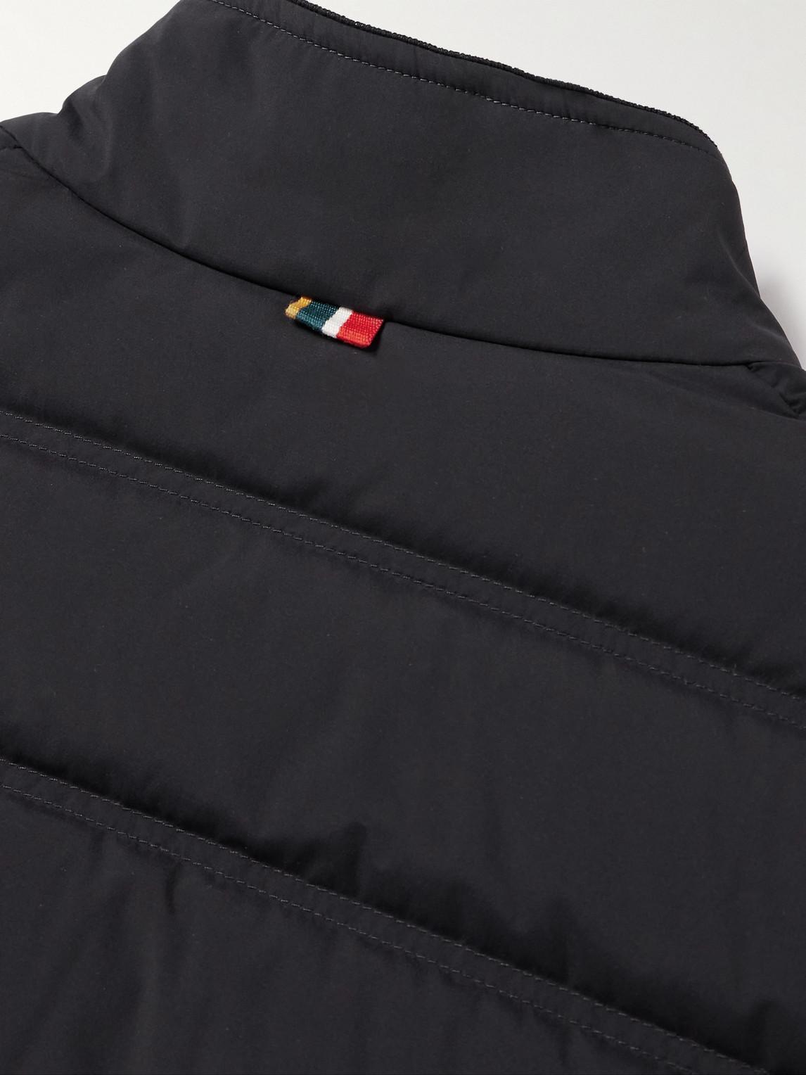 Shop Orlebar Brown Wallace Quilted Shell And Merino Wool Down Jacket In Black