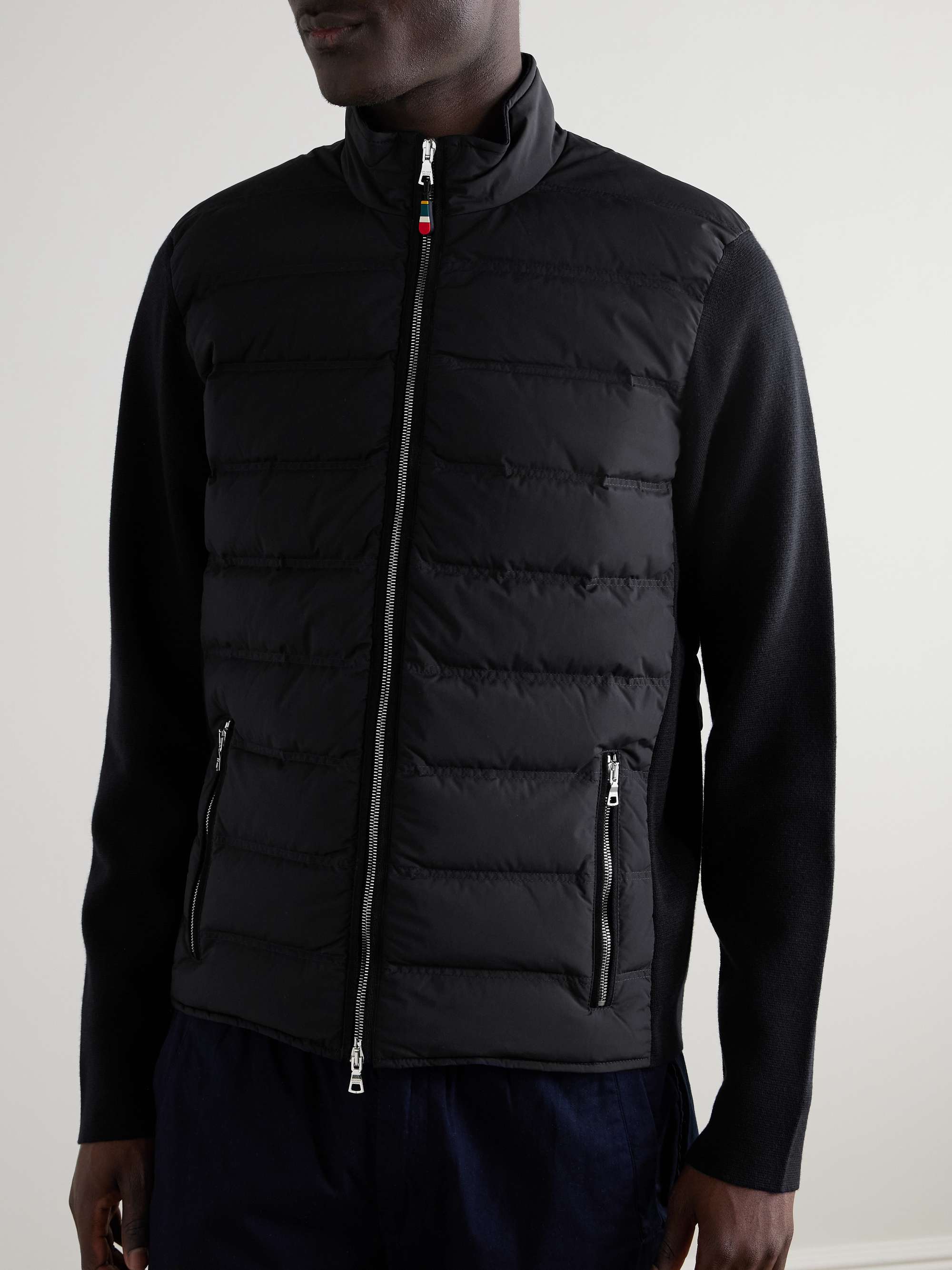 ORLEBAR BROWN Wallace Quilted Shell and Merino Wool Down Jacket