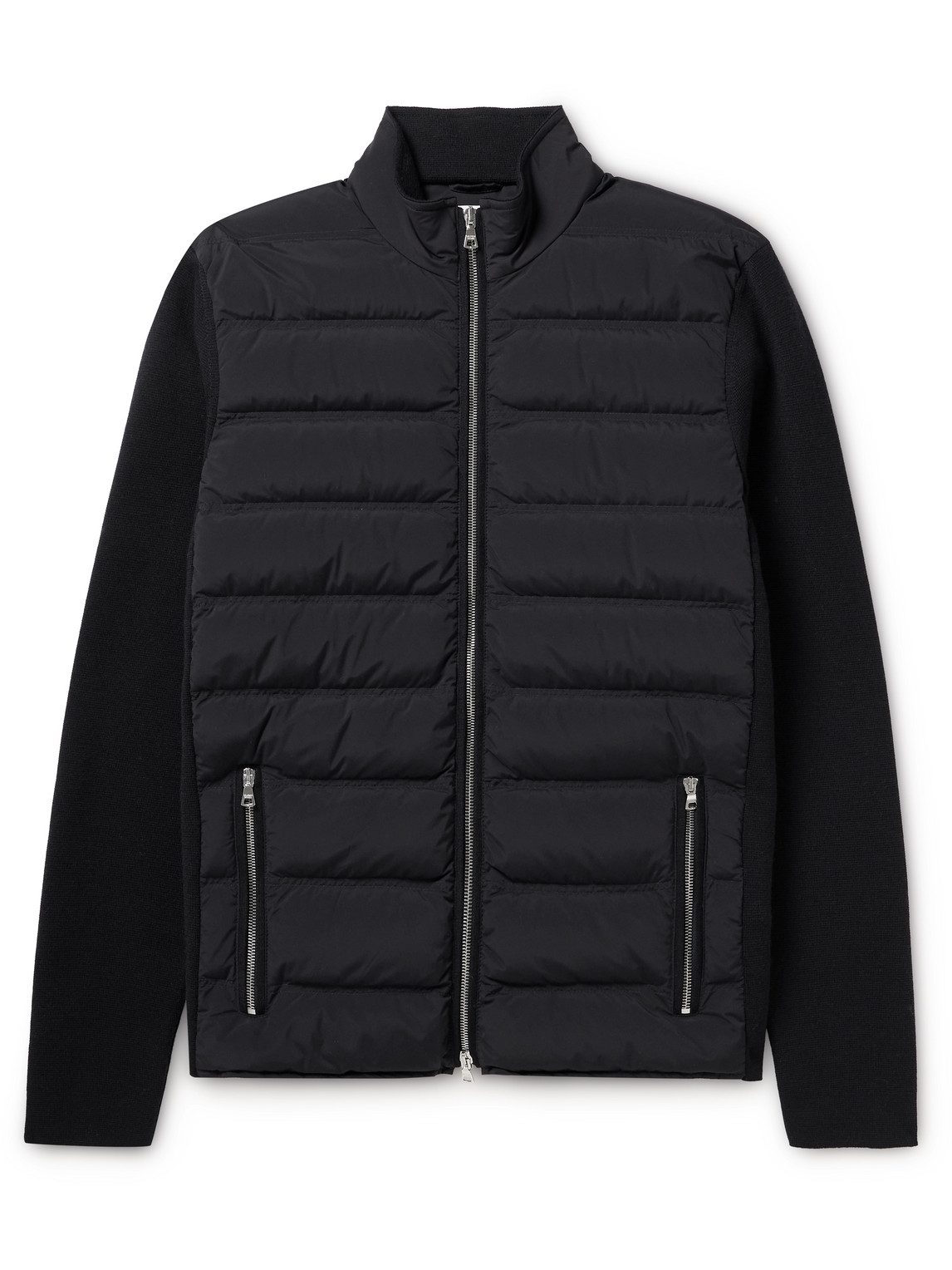 Wallace Quilted Shell and Merino Wool Down Jacket