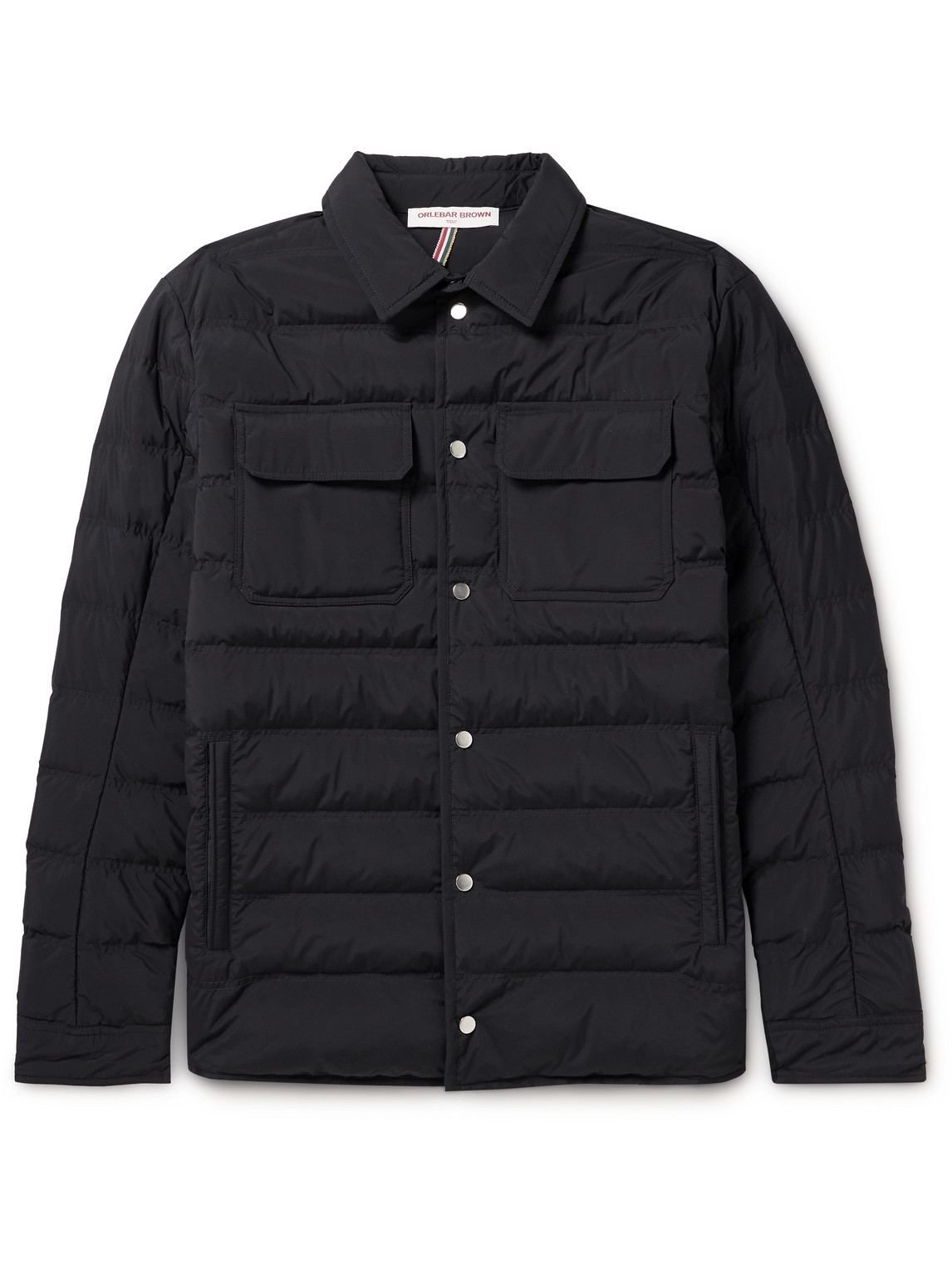 Orlebar Brown Weekes Slim-fit Quilted Shell Jacket In Black