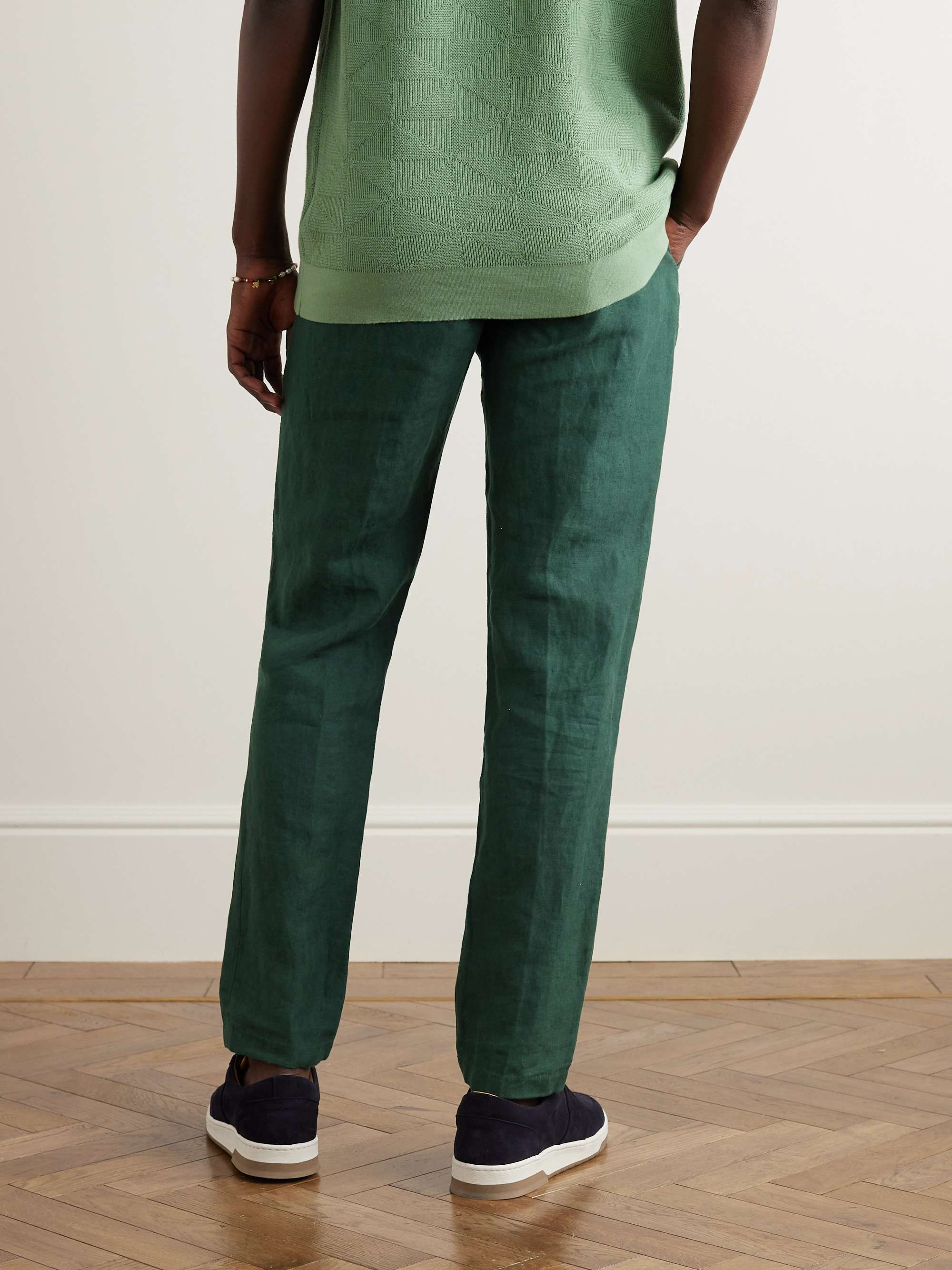ORLEBAR BROWN Griffon Straight-Leg Linen Trousers