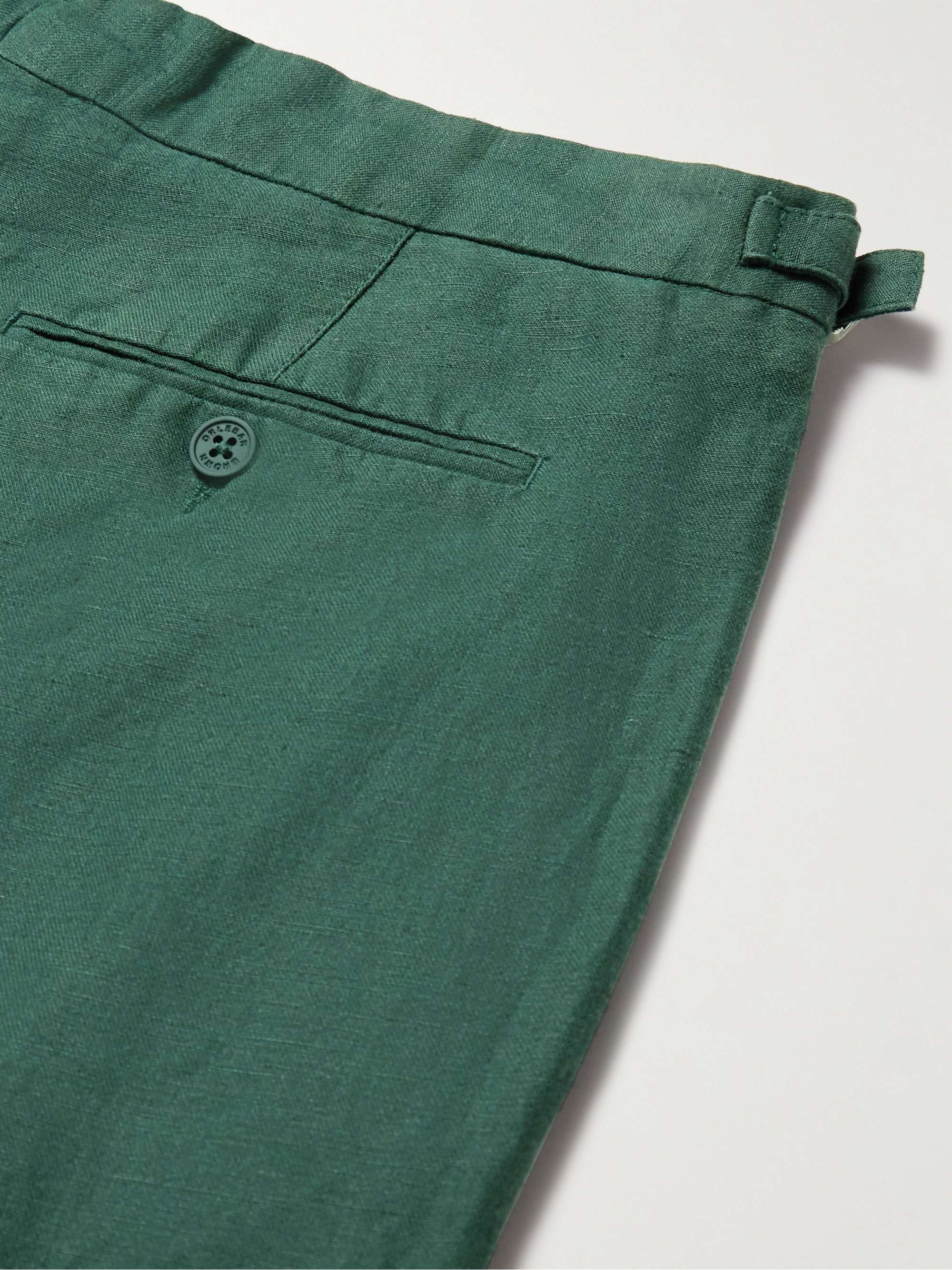 ORLEBAR BROWN Griffon Straight-Leg Linen Trousers