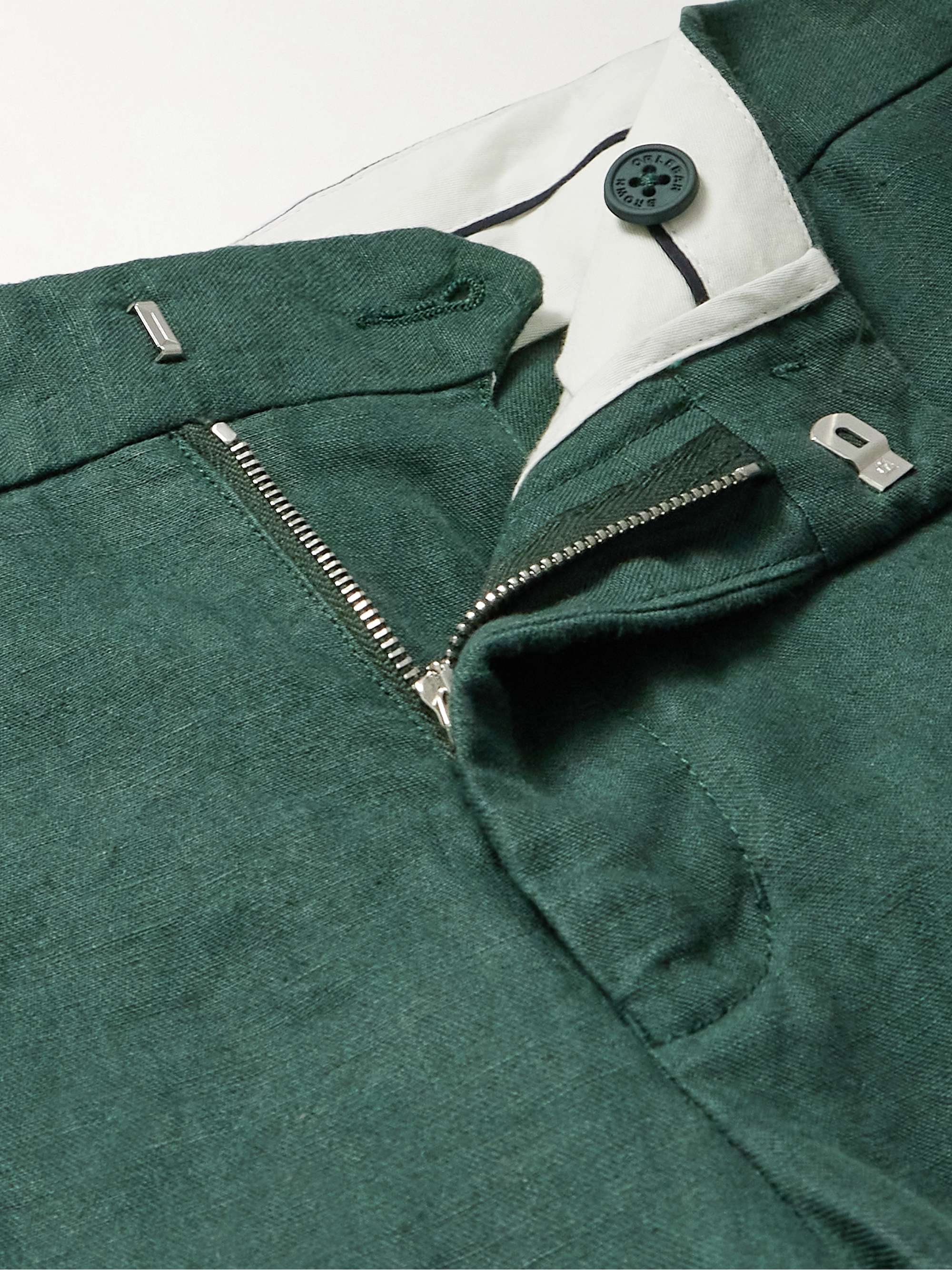 ORLEBAR BROWN Griffon Straight-Leg Linen Trousers