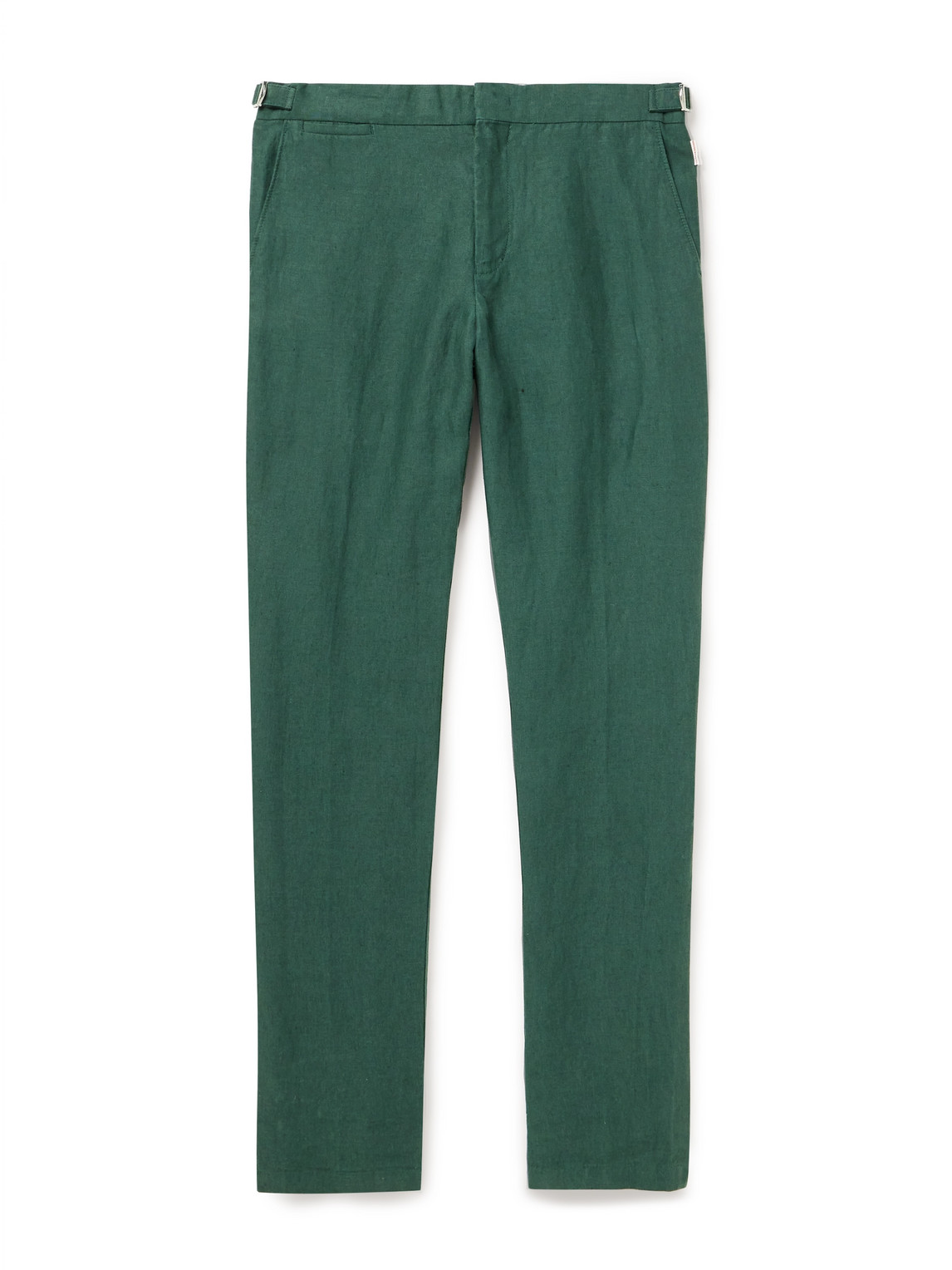 Griffon Straight-Leg Linen Trousers